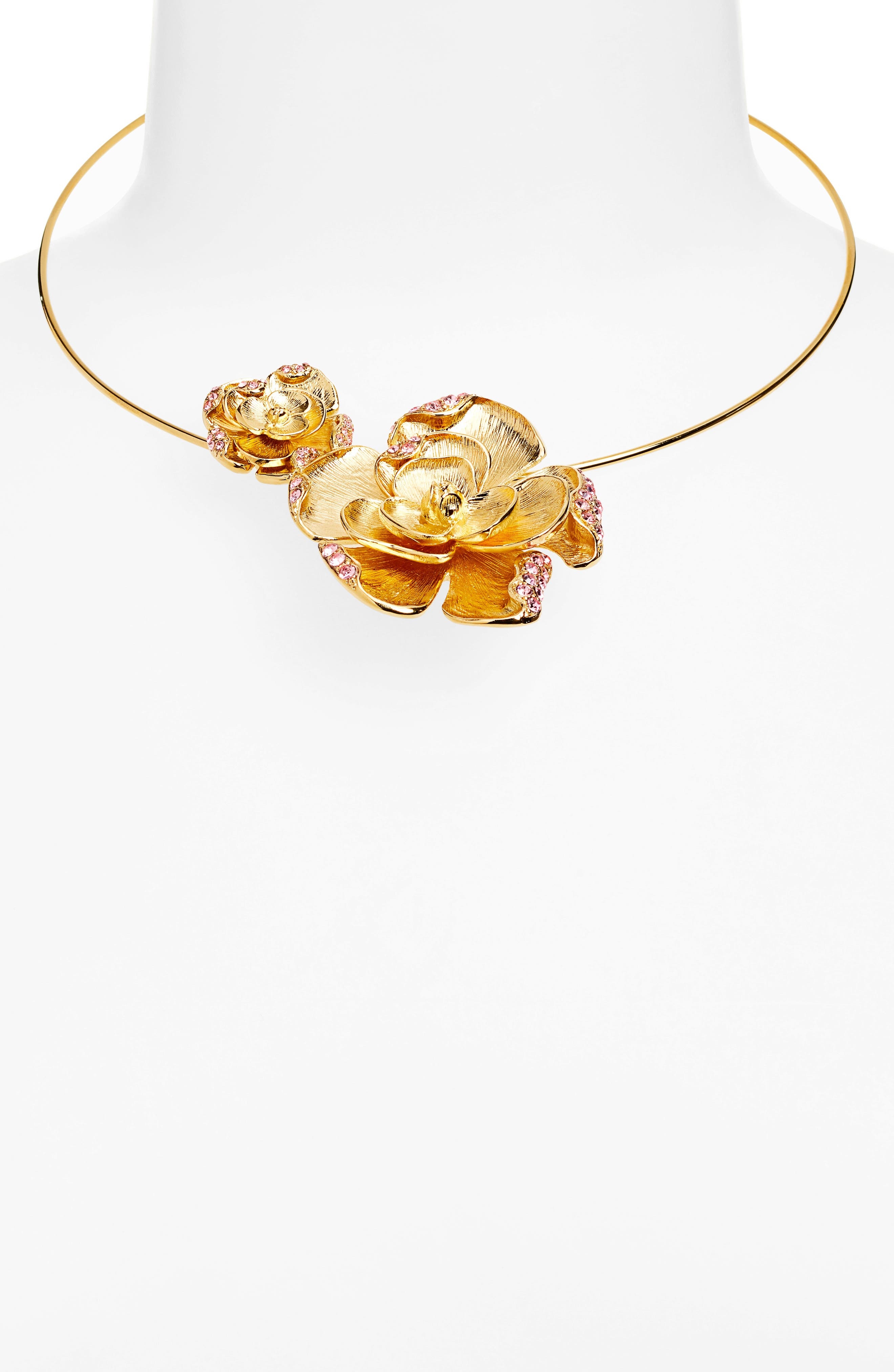 Oscar de la Renta Double Rose Necklace at Nordstrom - 3