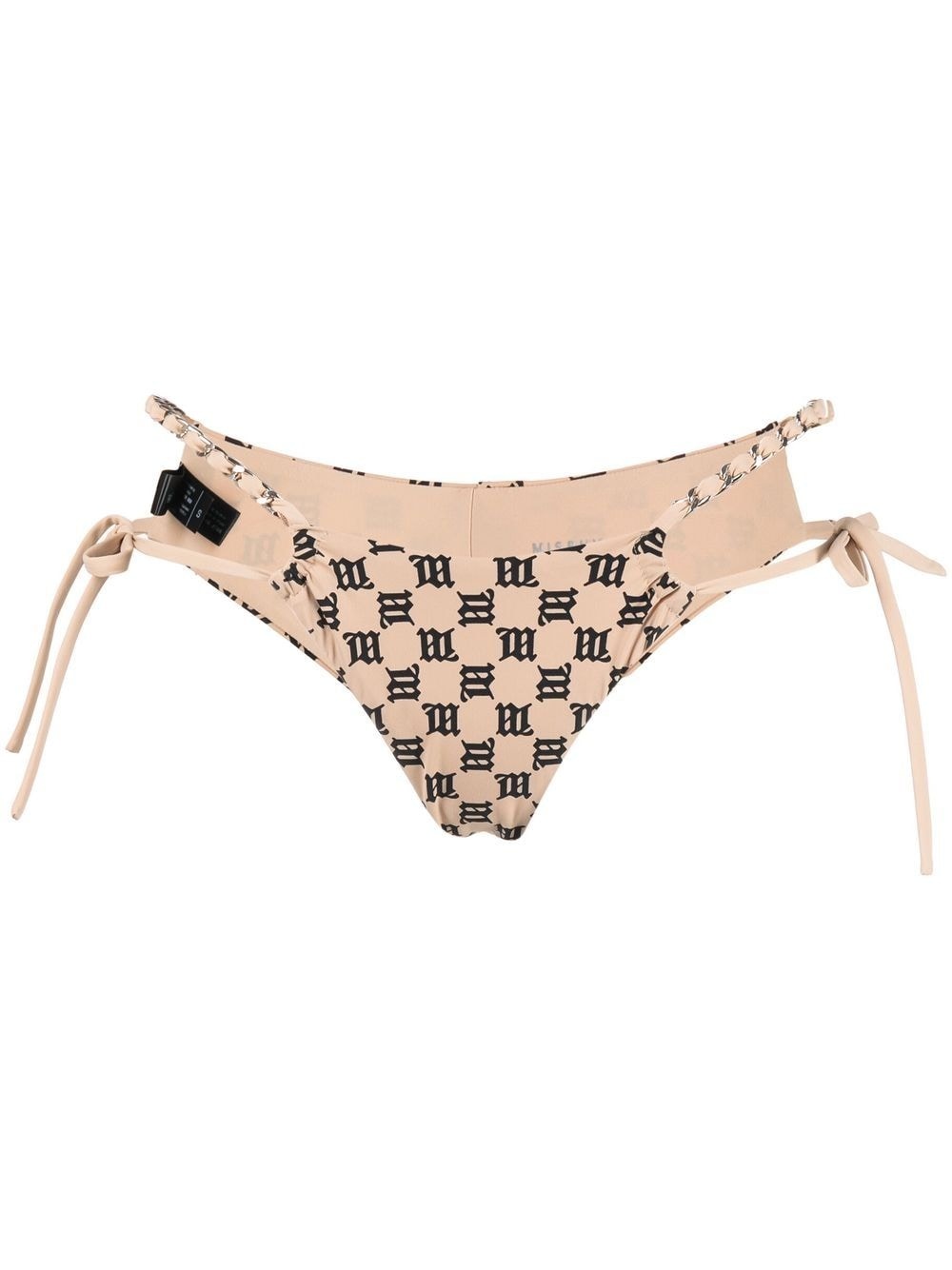 monogram-pattern bikini bottoms - 1