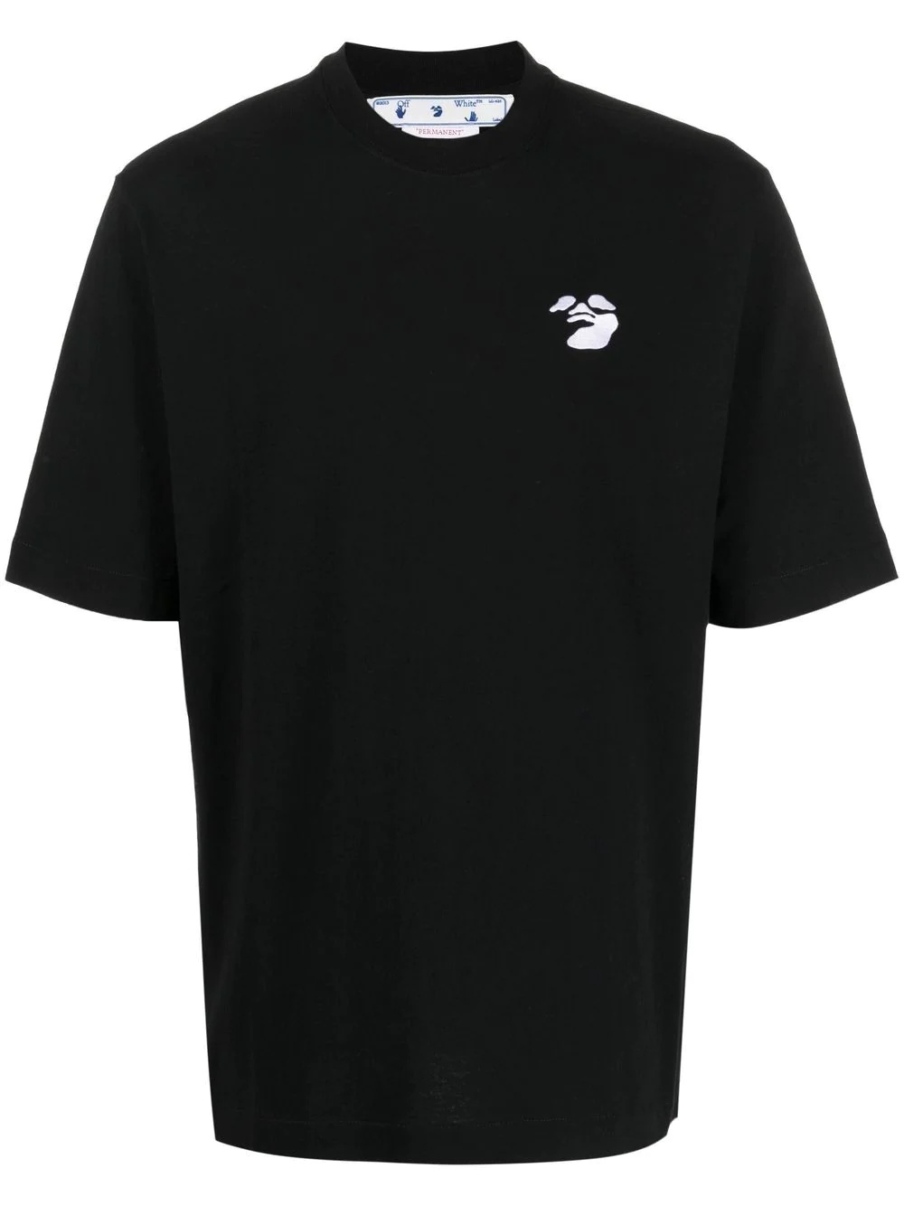 embroidered-logo cotton T-shirt - 1