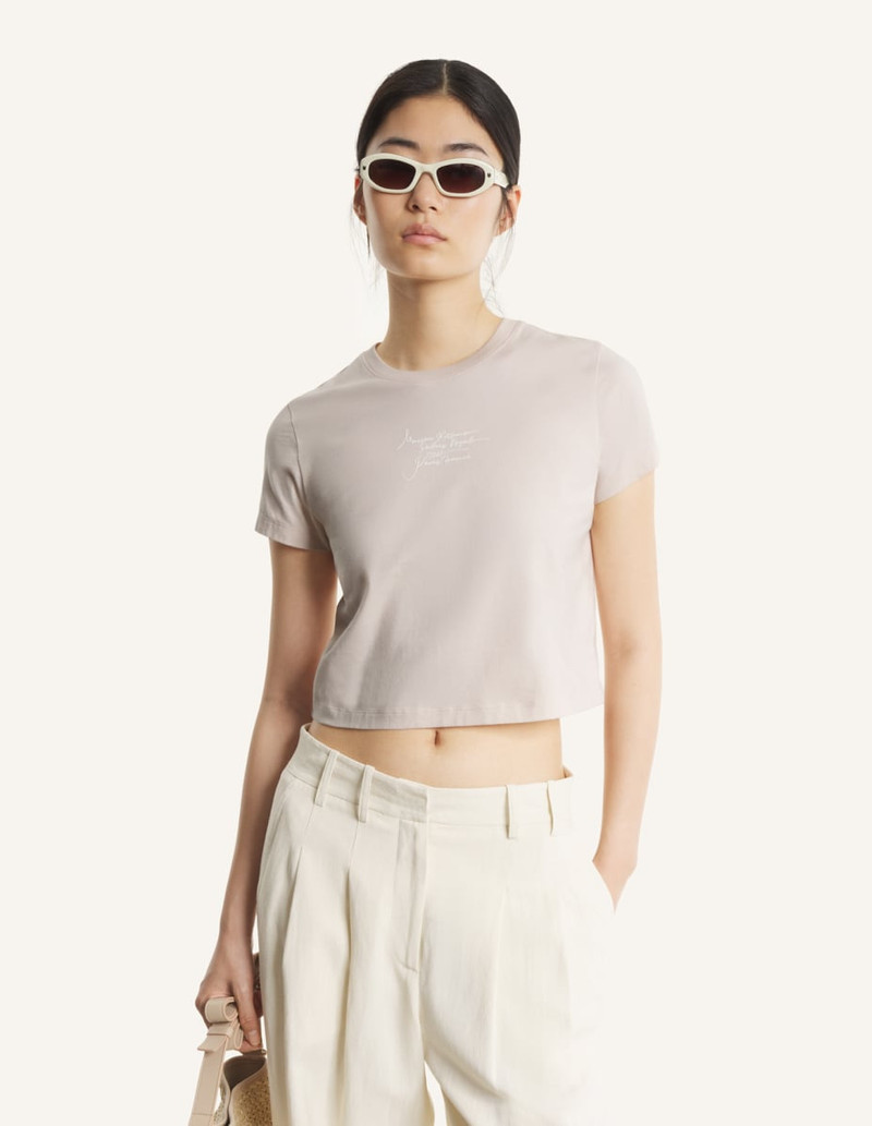 Maison Kitsuné POETIC SCRIPT BABY TEE-SHIRT outlook