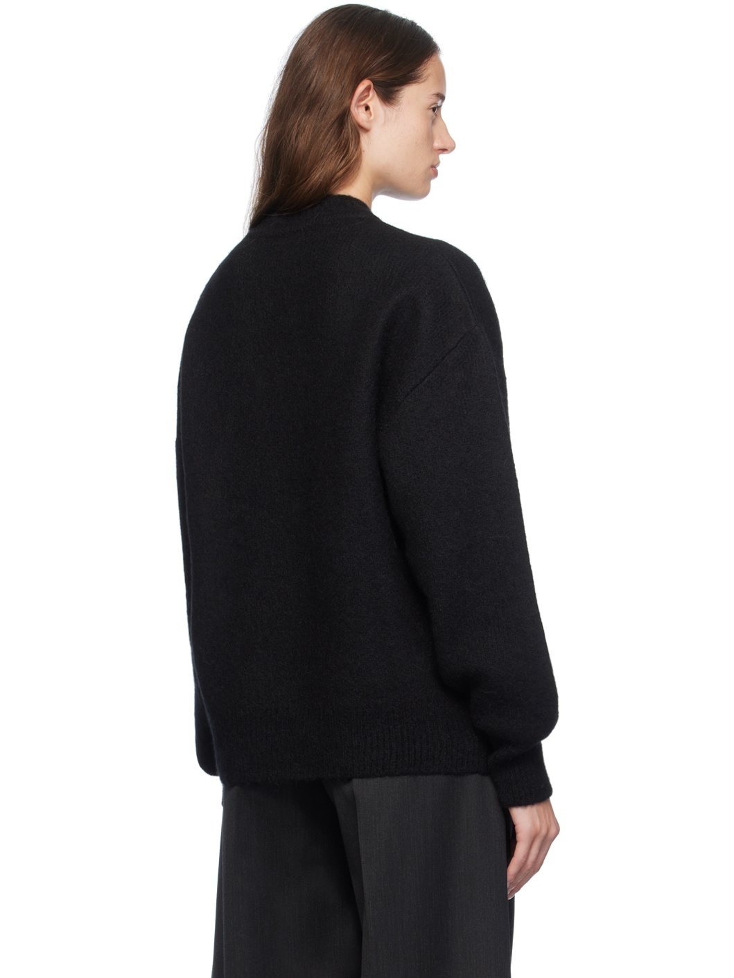 Black Embellished Sweater - 3