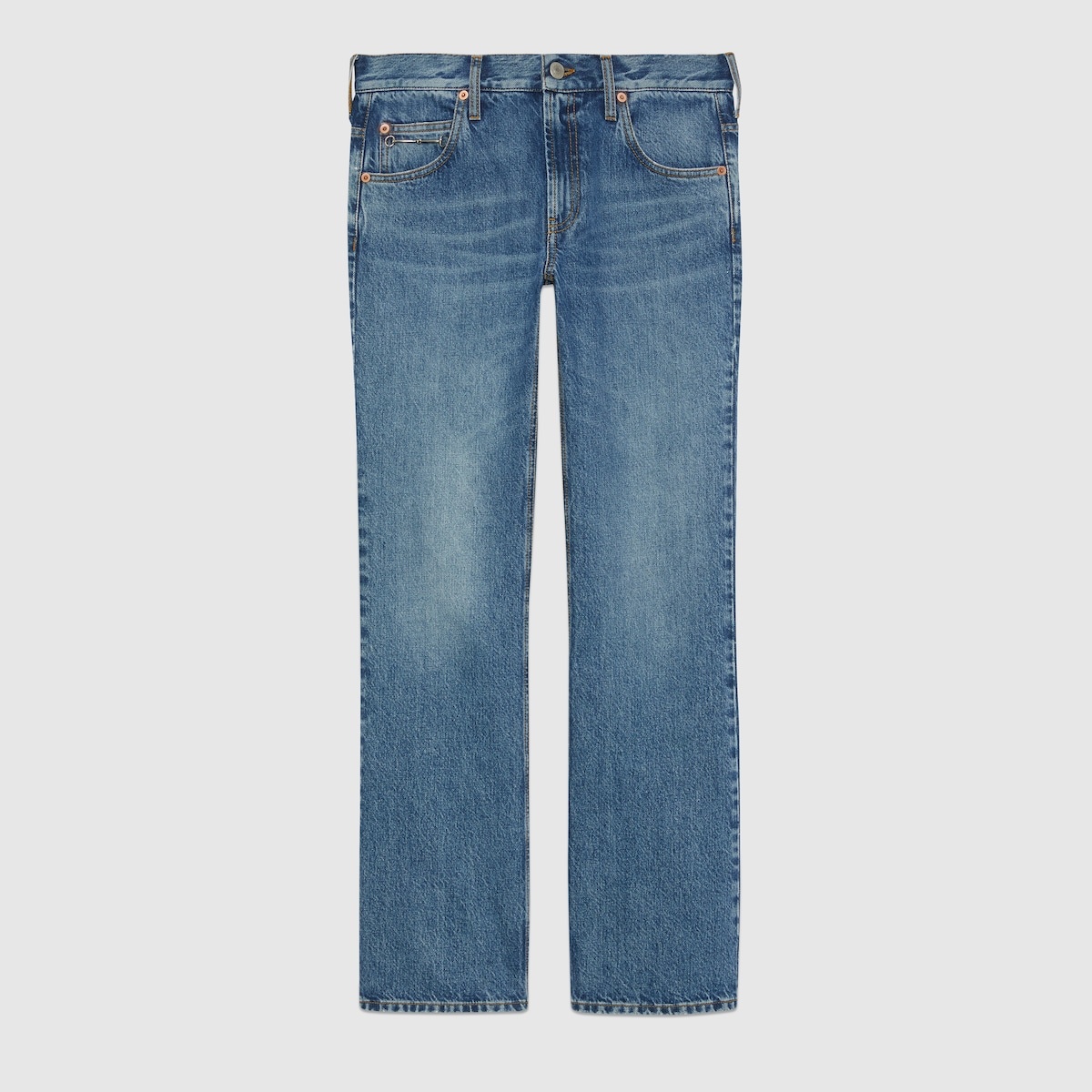 Denim pant with slim Horsebit - 1