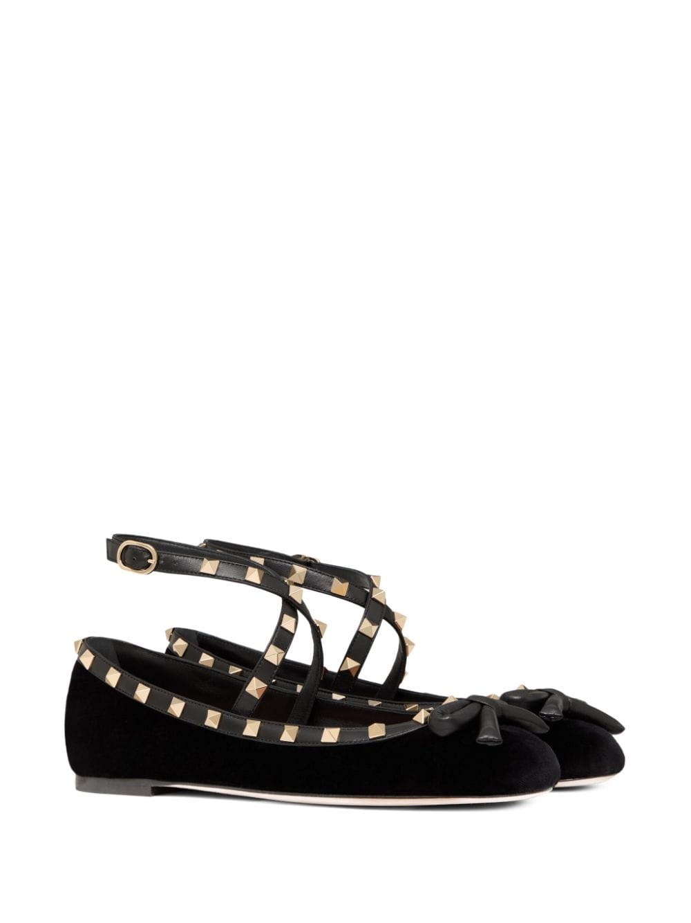 Rockstud strappy ballets - 2