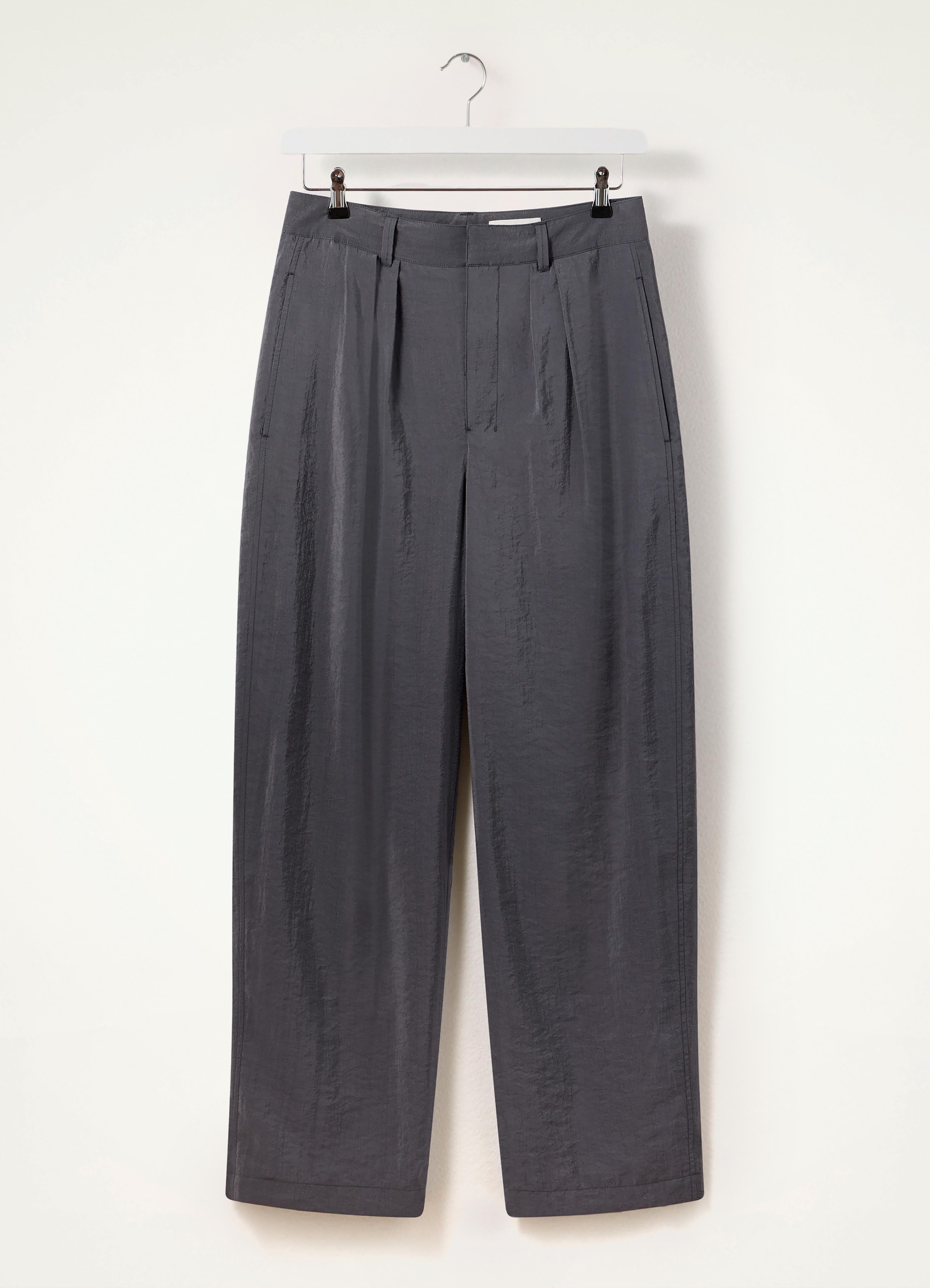 SOFT PLEATED PANTS - 1