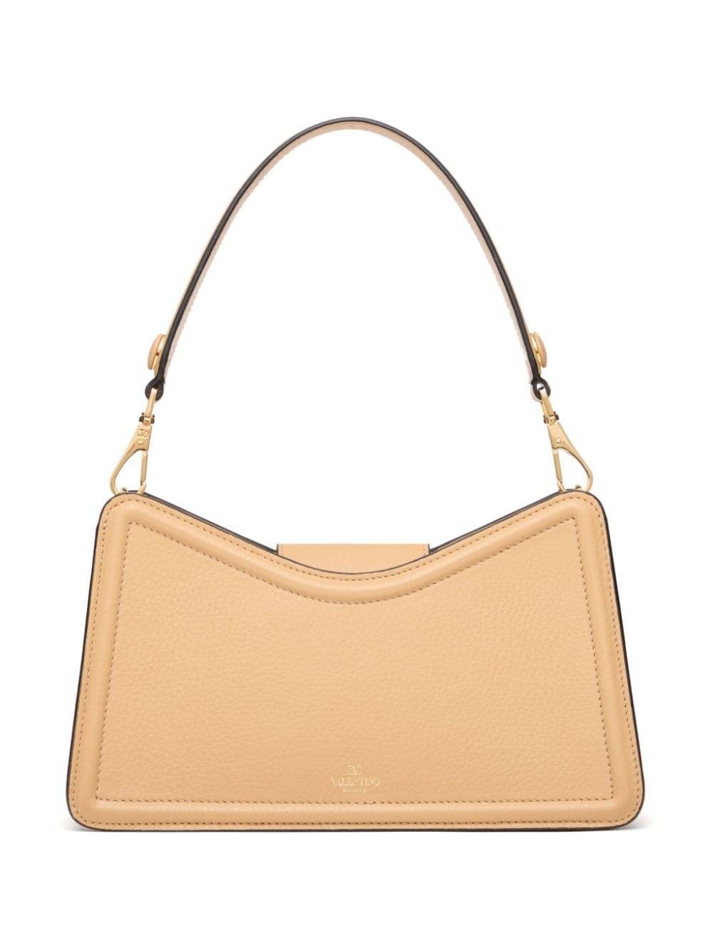 VLogo leather shoulder bag - 3