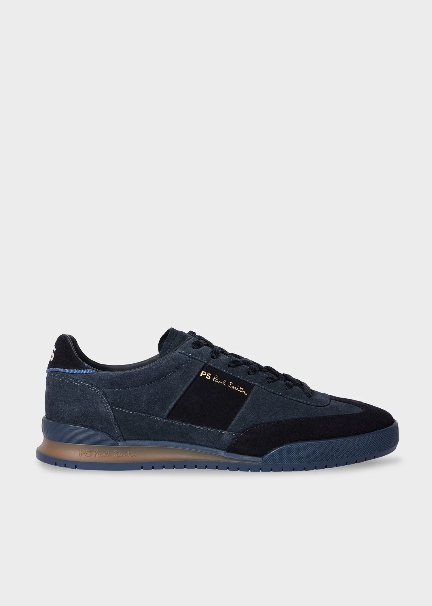 Navy Suede 'Dover' Trainers - 1