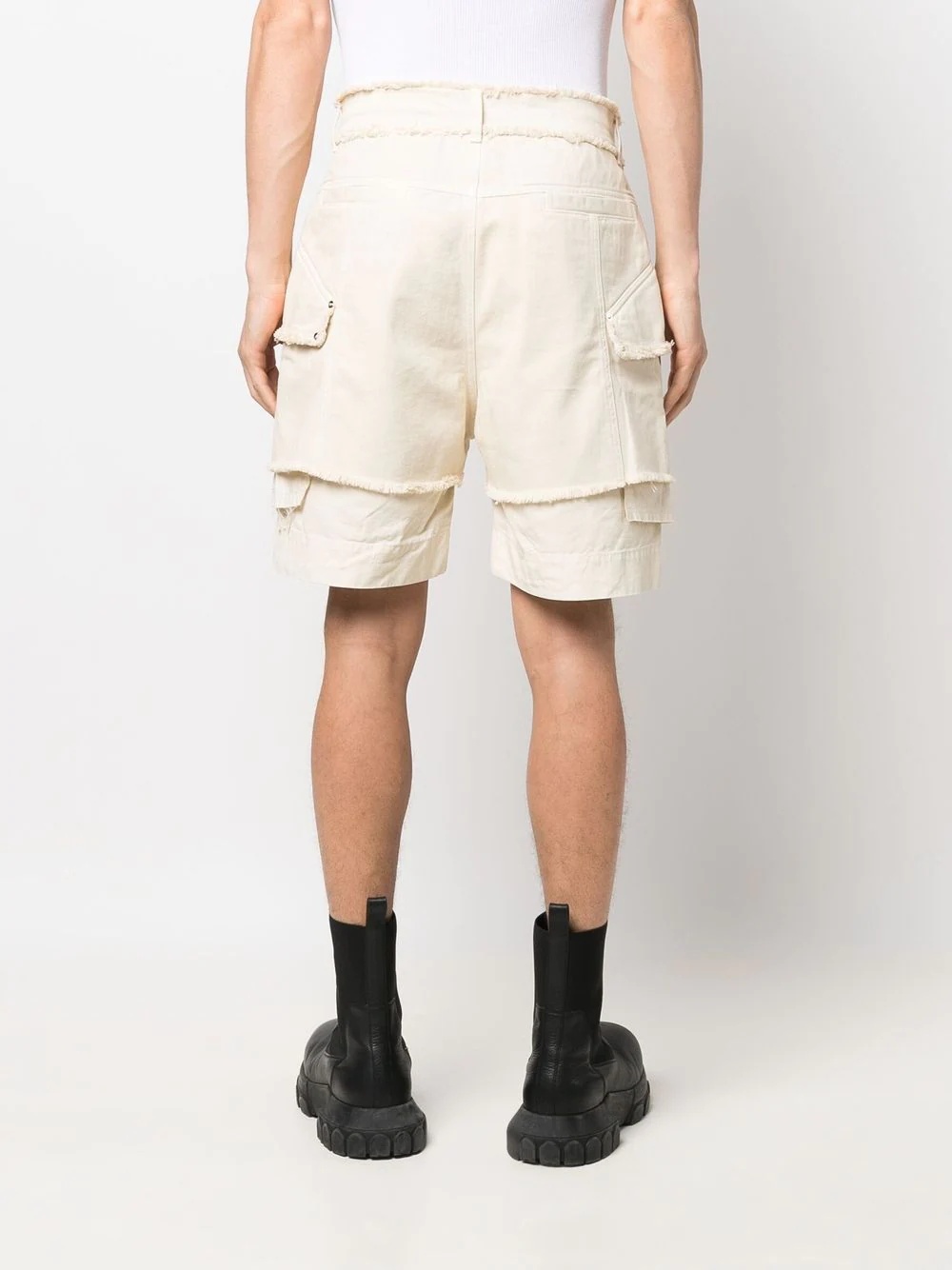 layered Bermuda shorts - 4