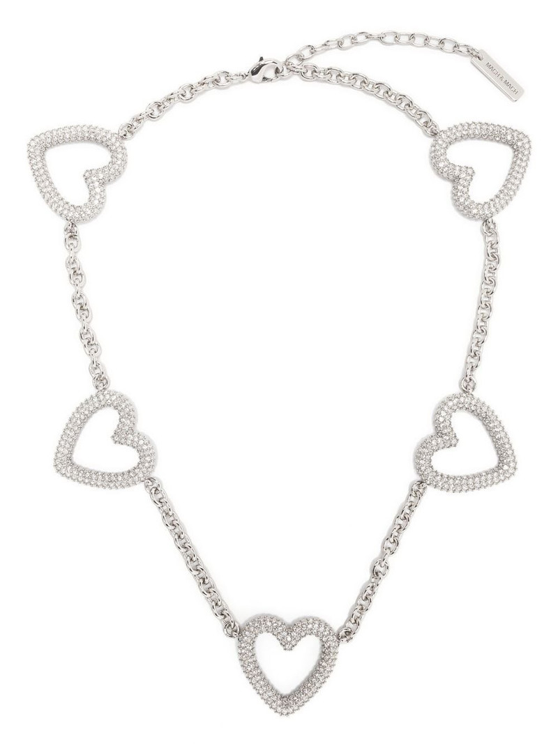 heart-shape crystal necklace 1