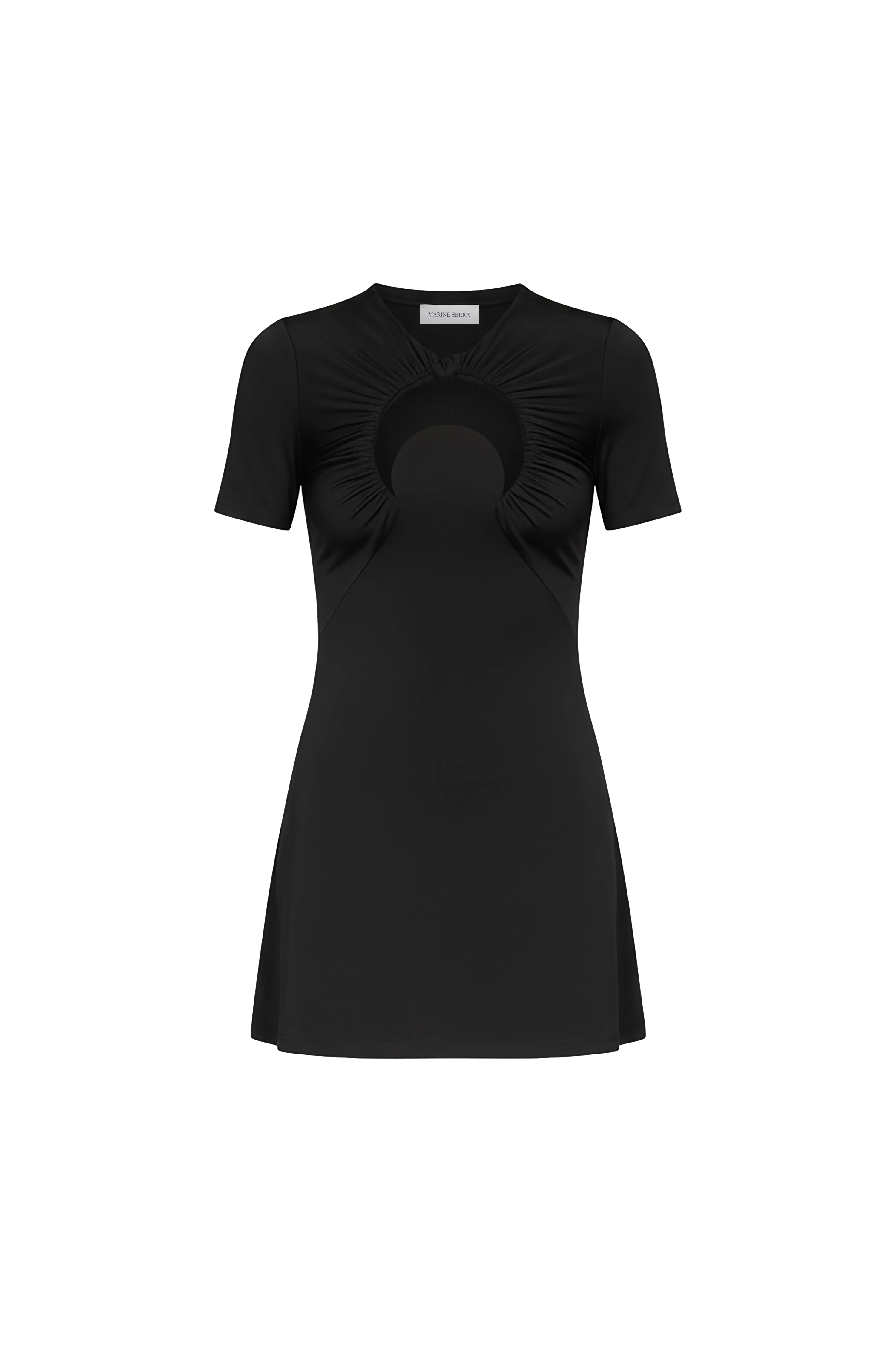 Moon gathered mini dress - 1