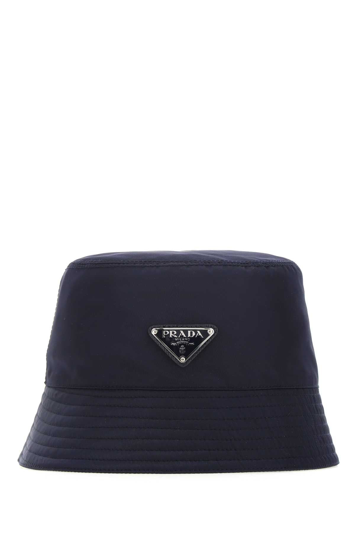 Prada Men Midnight Blue Re-Nylon Hat - 2