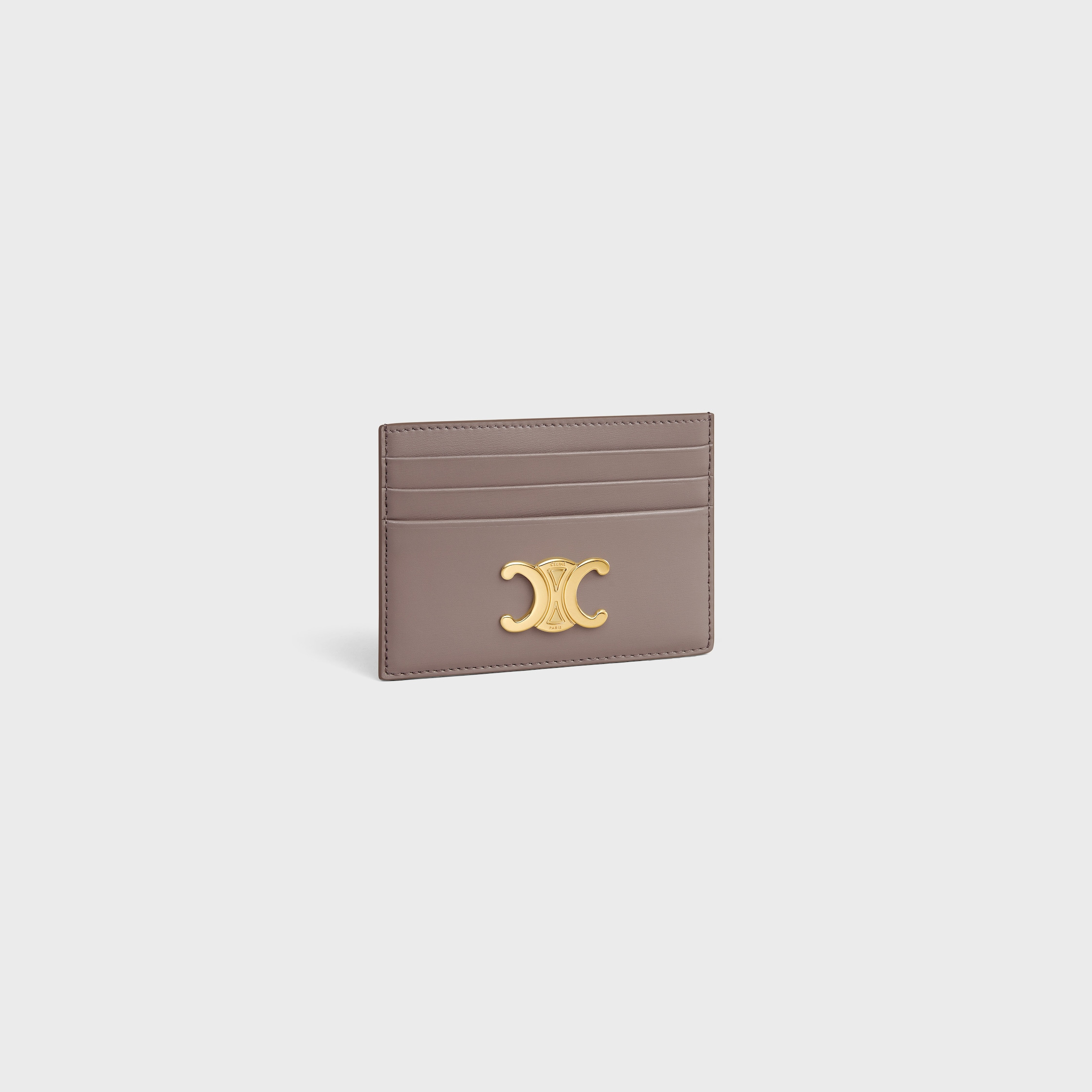 TRIOMPHE CARD HOLDER in Shiny calfskin - 2