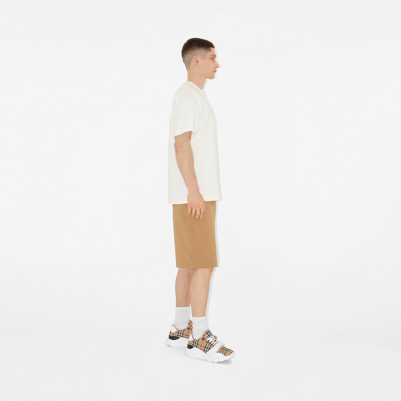 Burberry Vintage Check, Suede and Leather Sneakers outlook