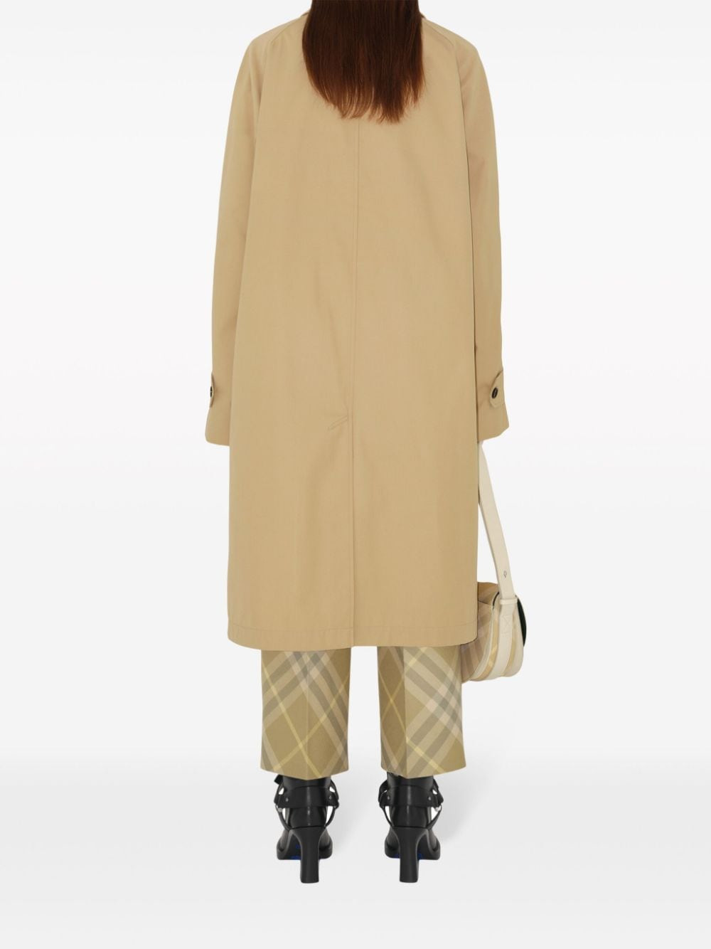 Burberry Women Checked Wool Trousers - 4