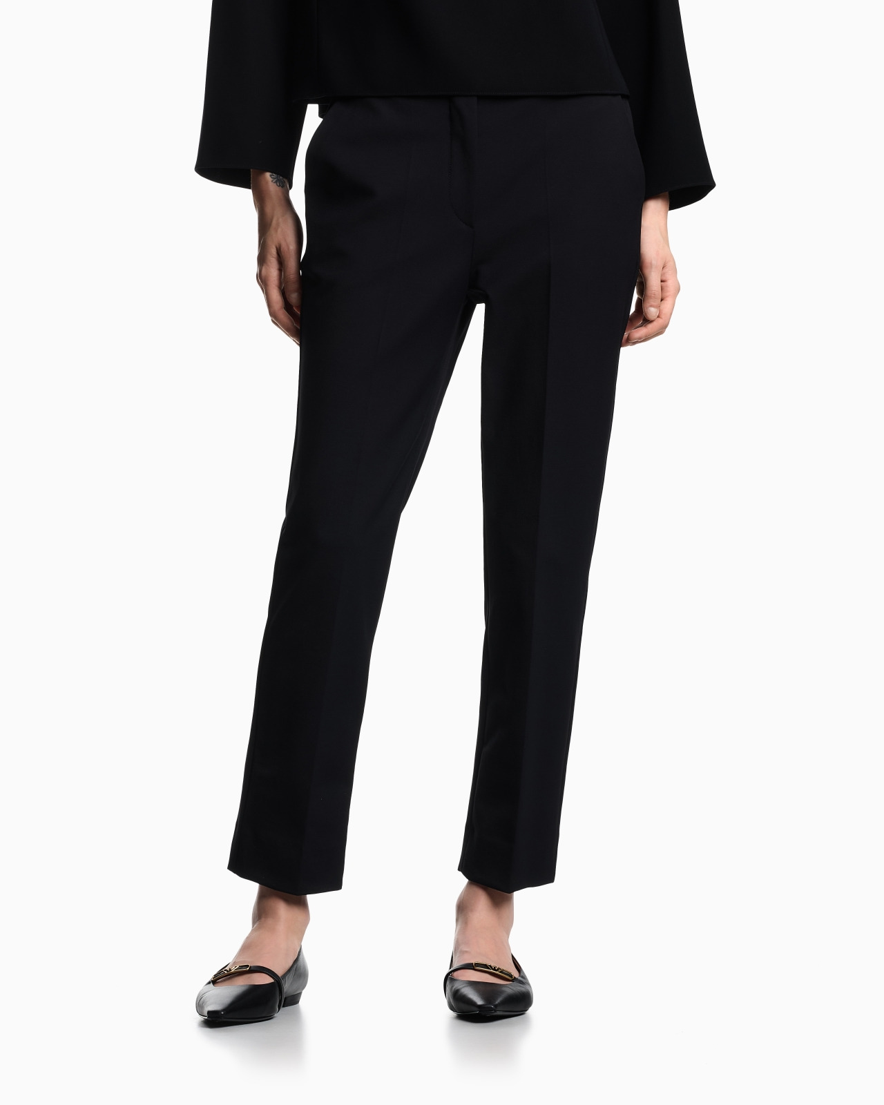 Stretch gabardine 7/8 trousers - 4