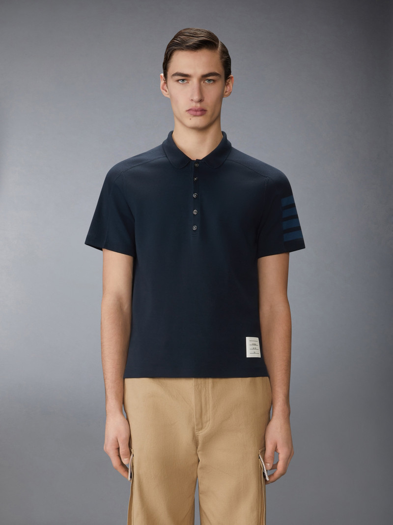 Thom Browne MILANO COTTON 4-BAR POLO outlook