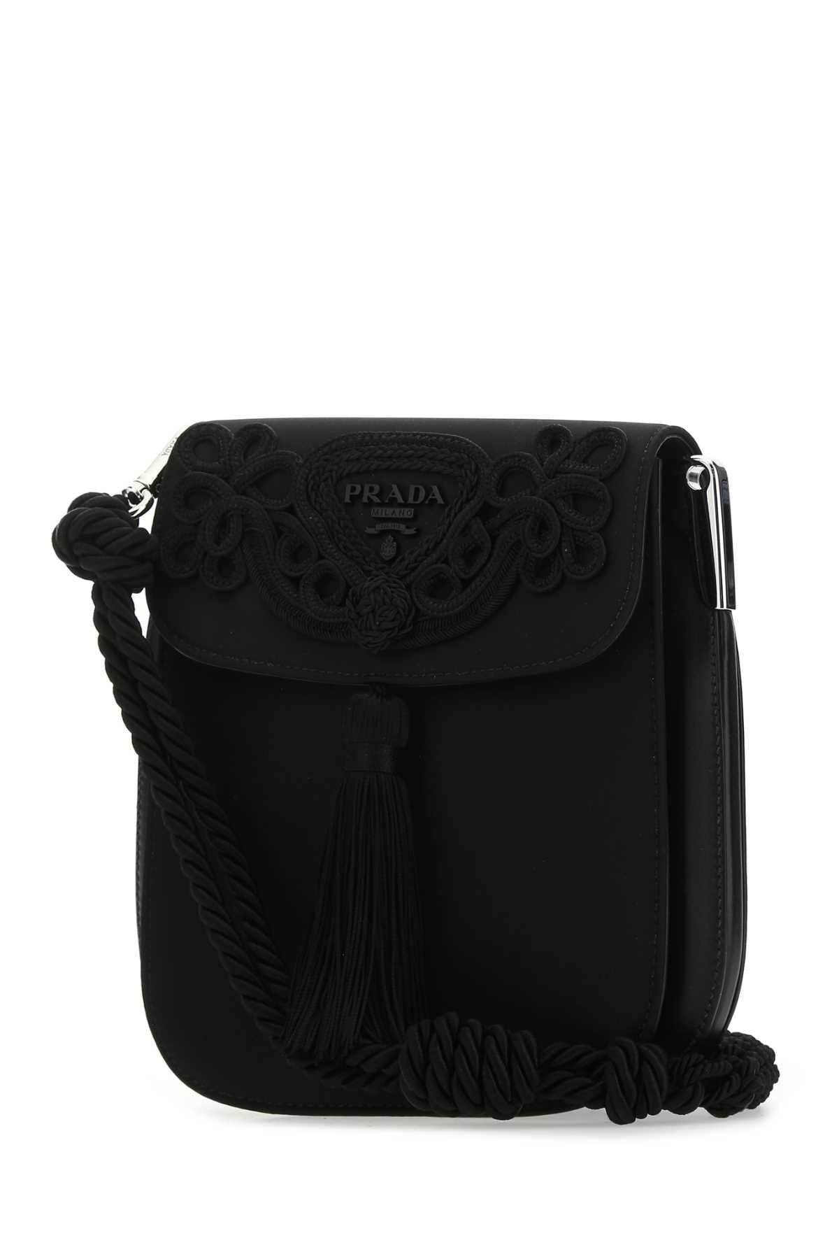 Prada Women Black Nylon Crossbody Bag - 2