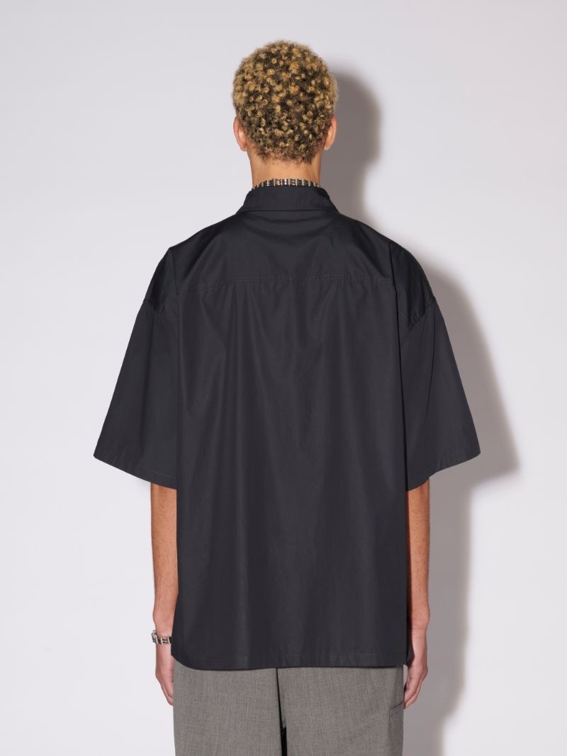 LOGO PATCH COTTON SHIRT - 4