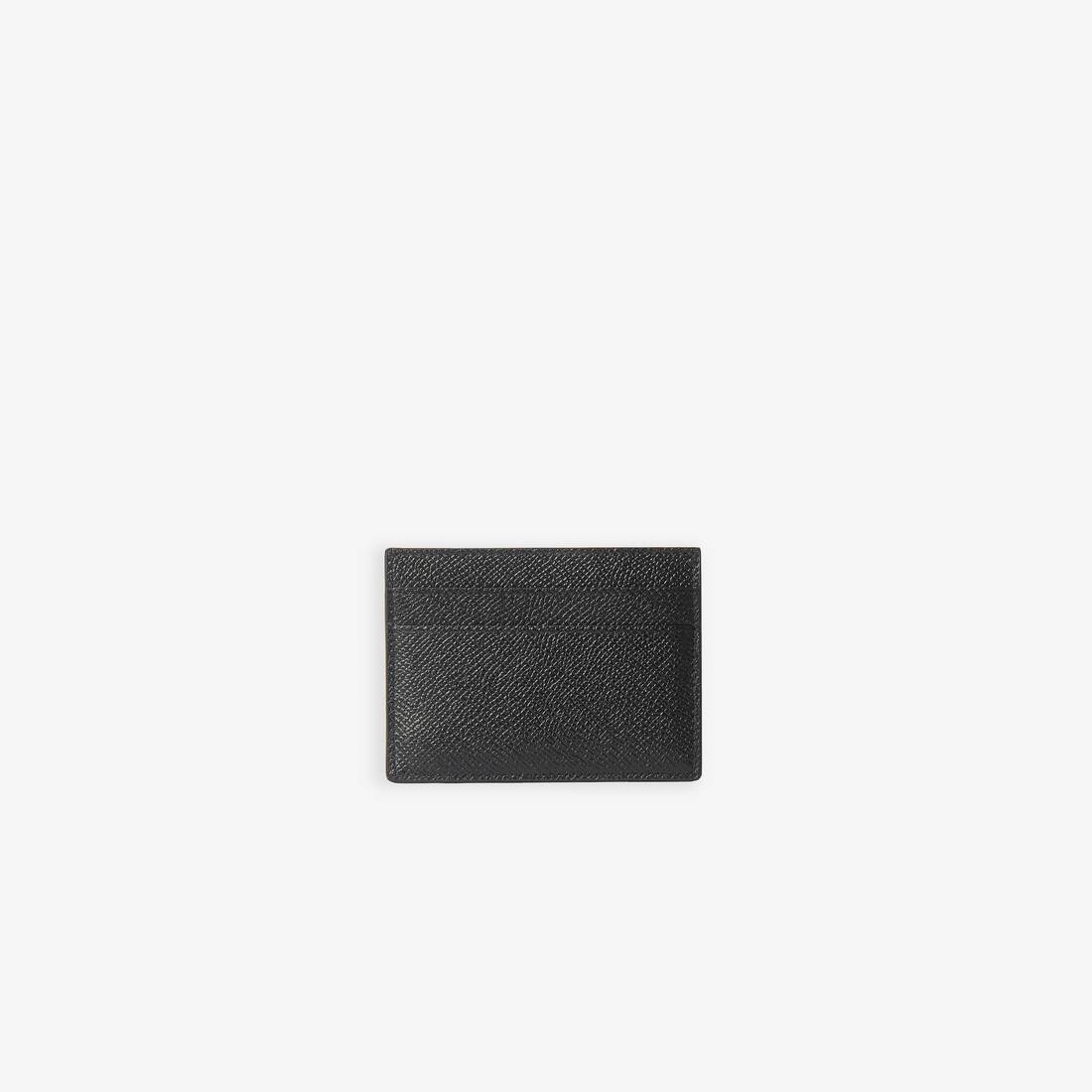 Men's Plate Card Holder in Black - 3