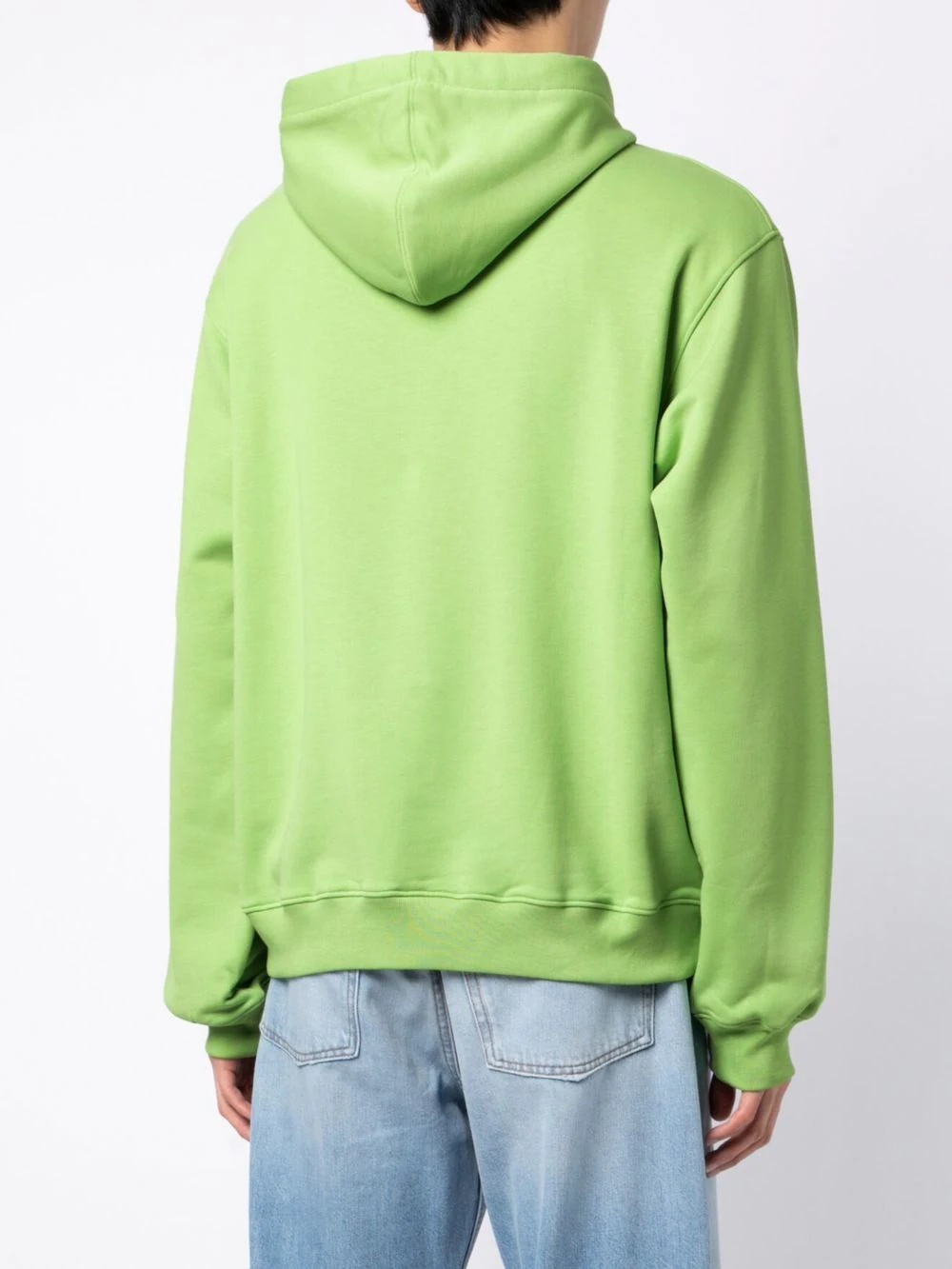 logo-print drawstring hoodie - 4