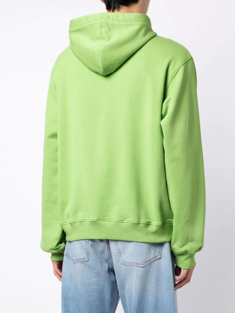 logo-print drawstring hoodie 4