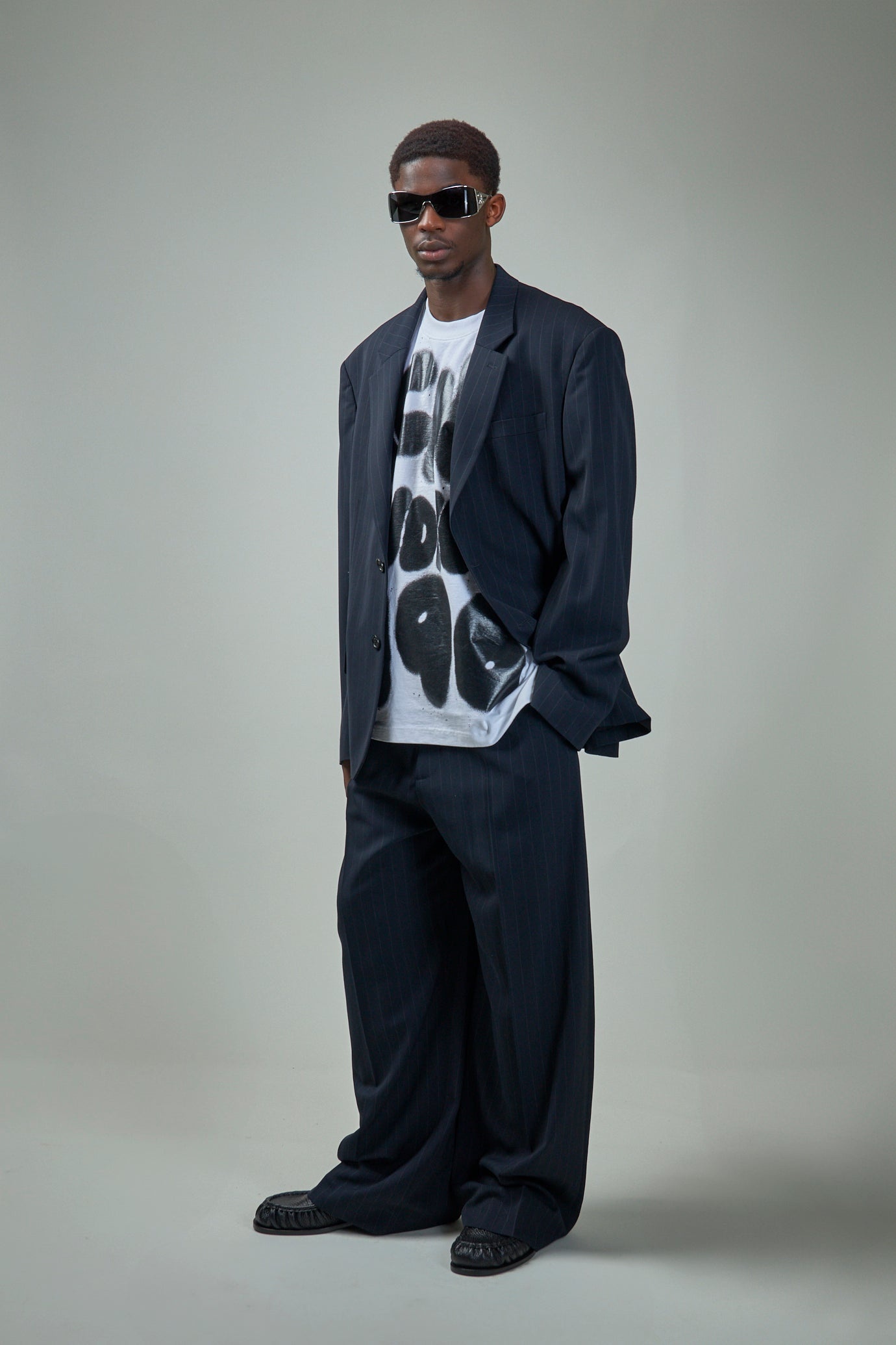 Relaxed Fit Suit Jacket - 2