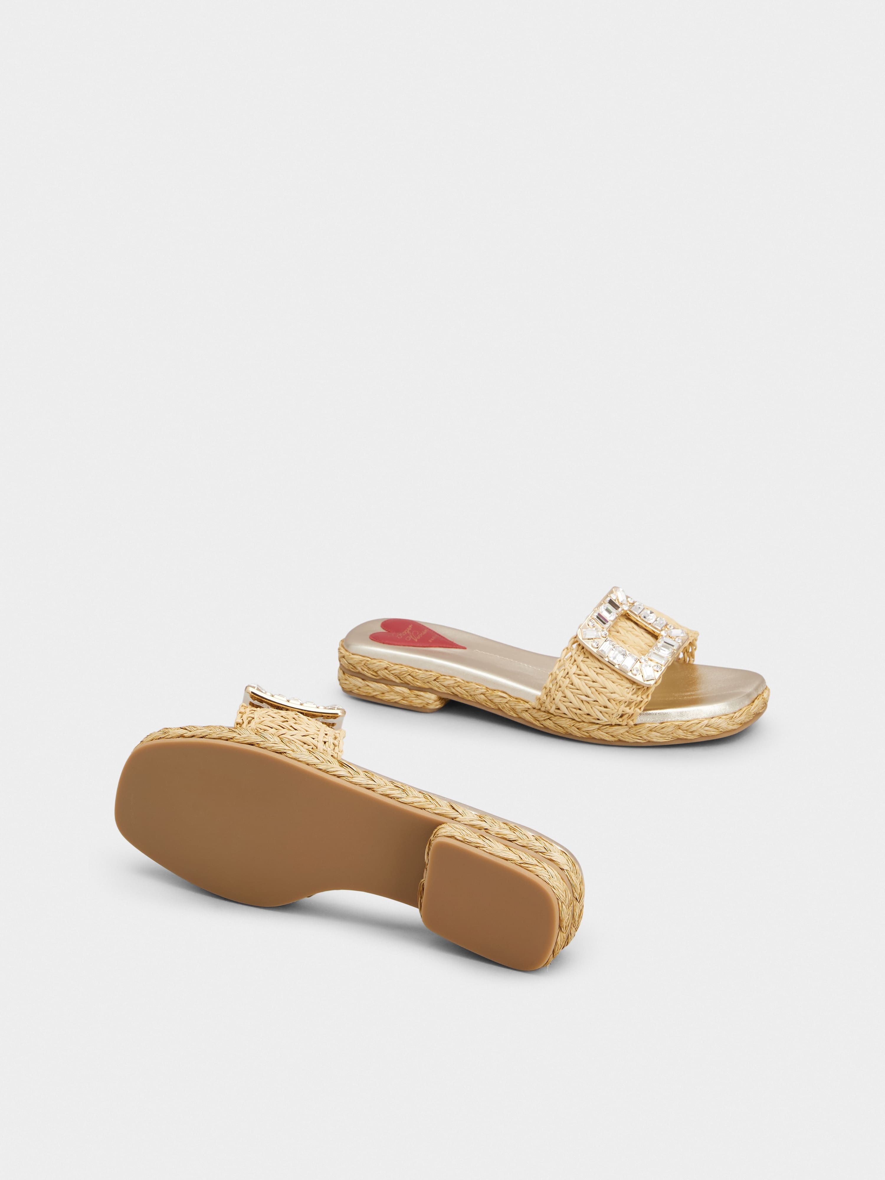Espadrilles Mules in raffia - 5