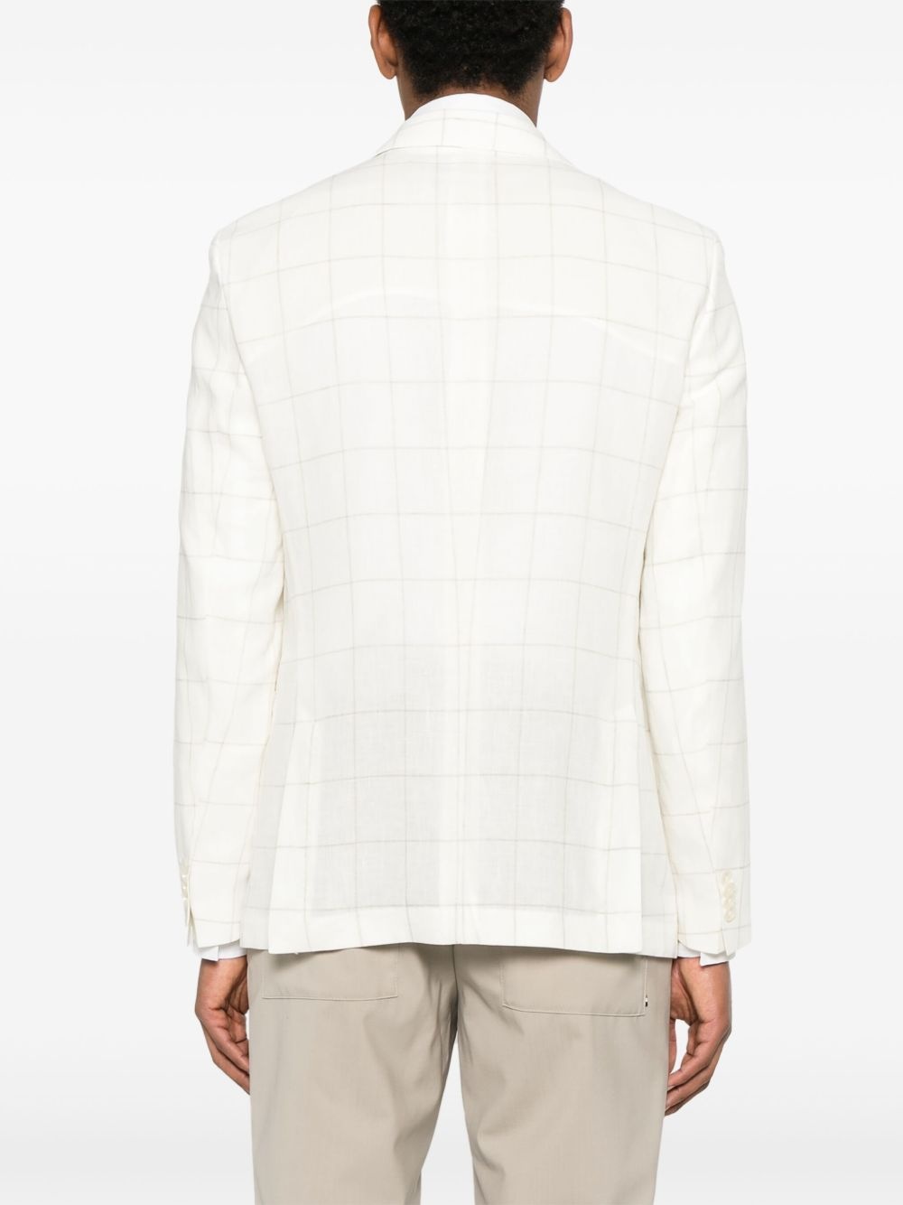 checked blazer - 4