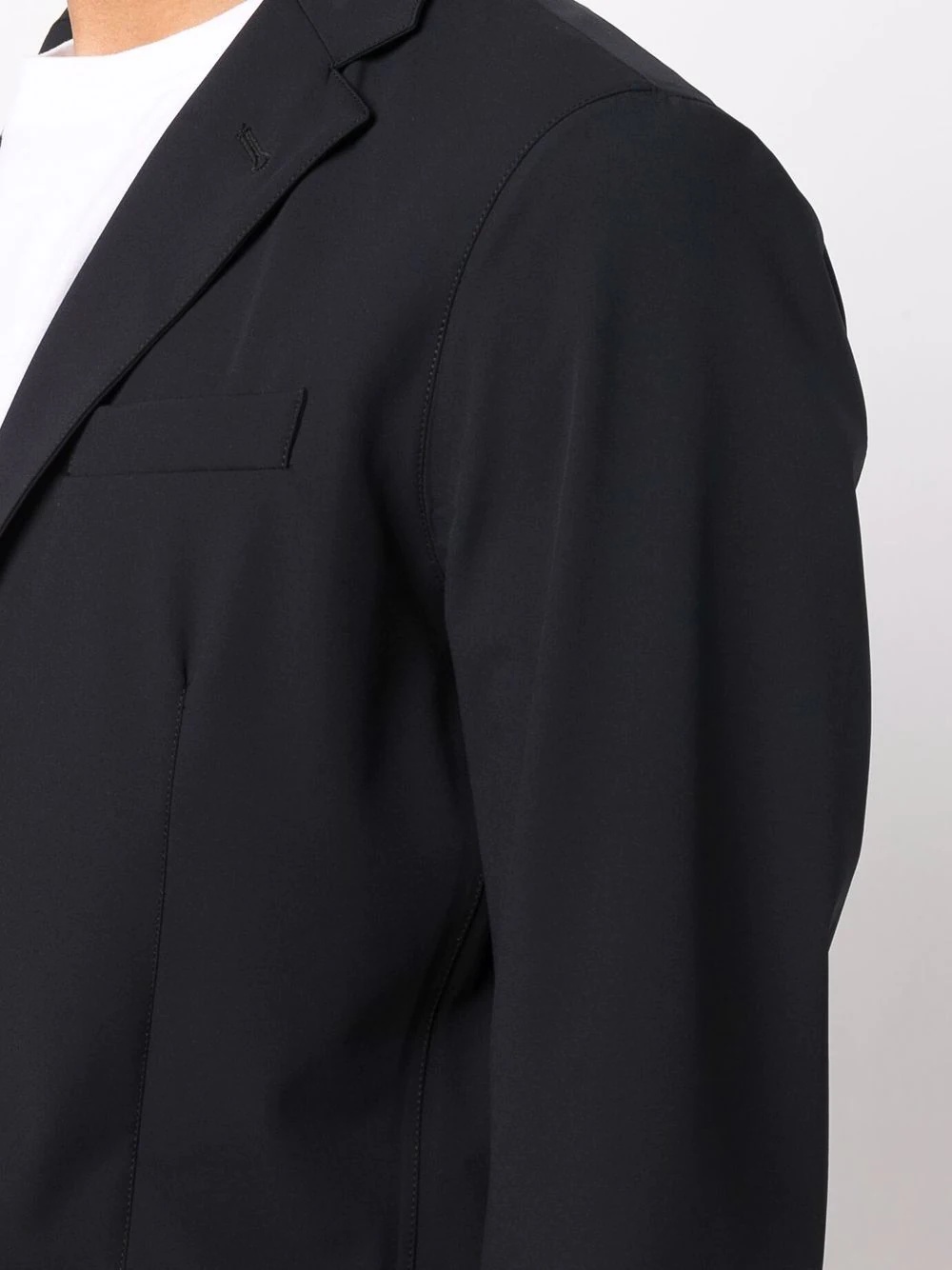 single-breasted fitted blazer - 5