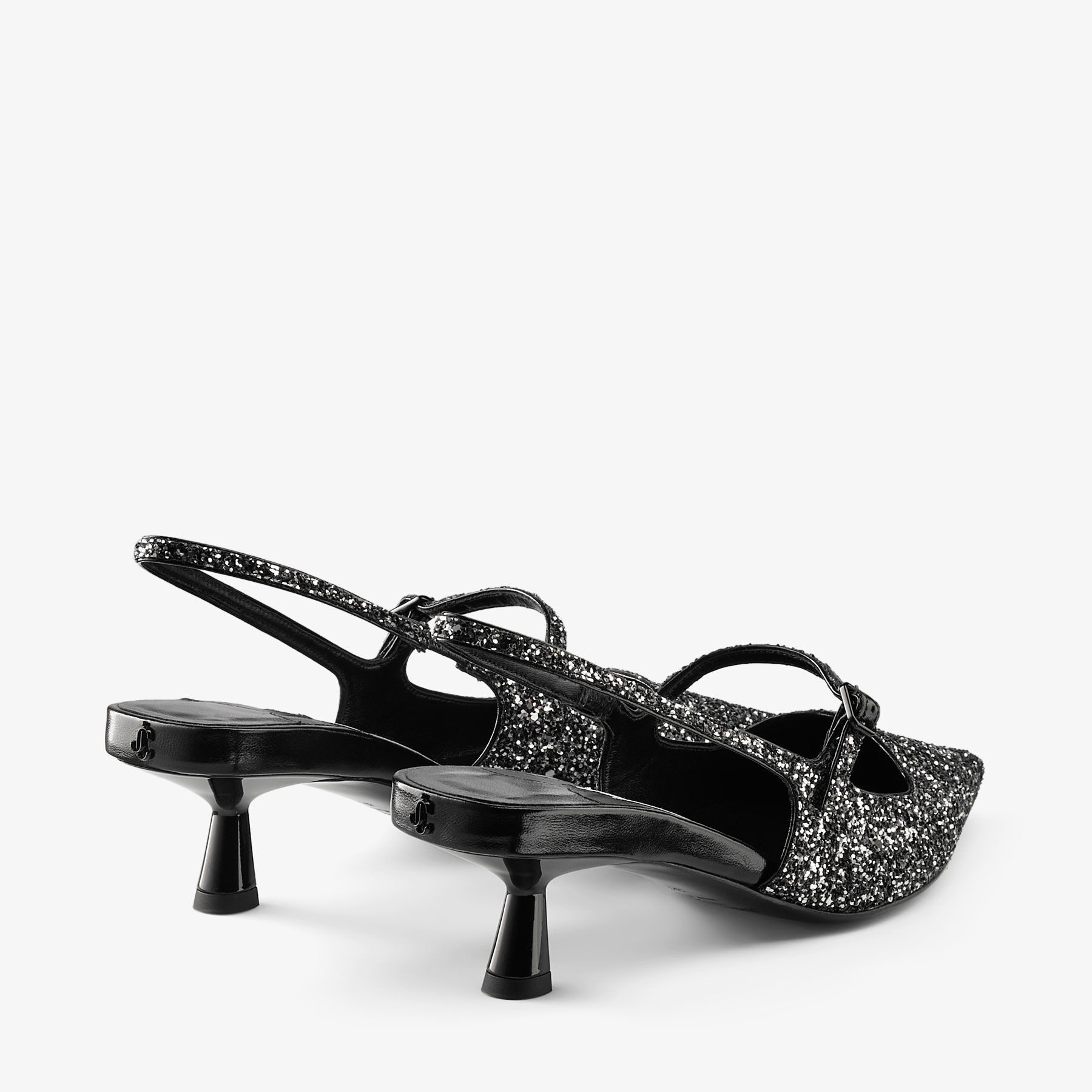 Didi 45
Black Glitter Patent Pumps - 6