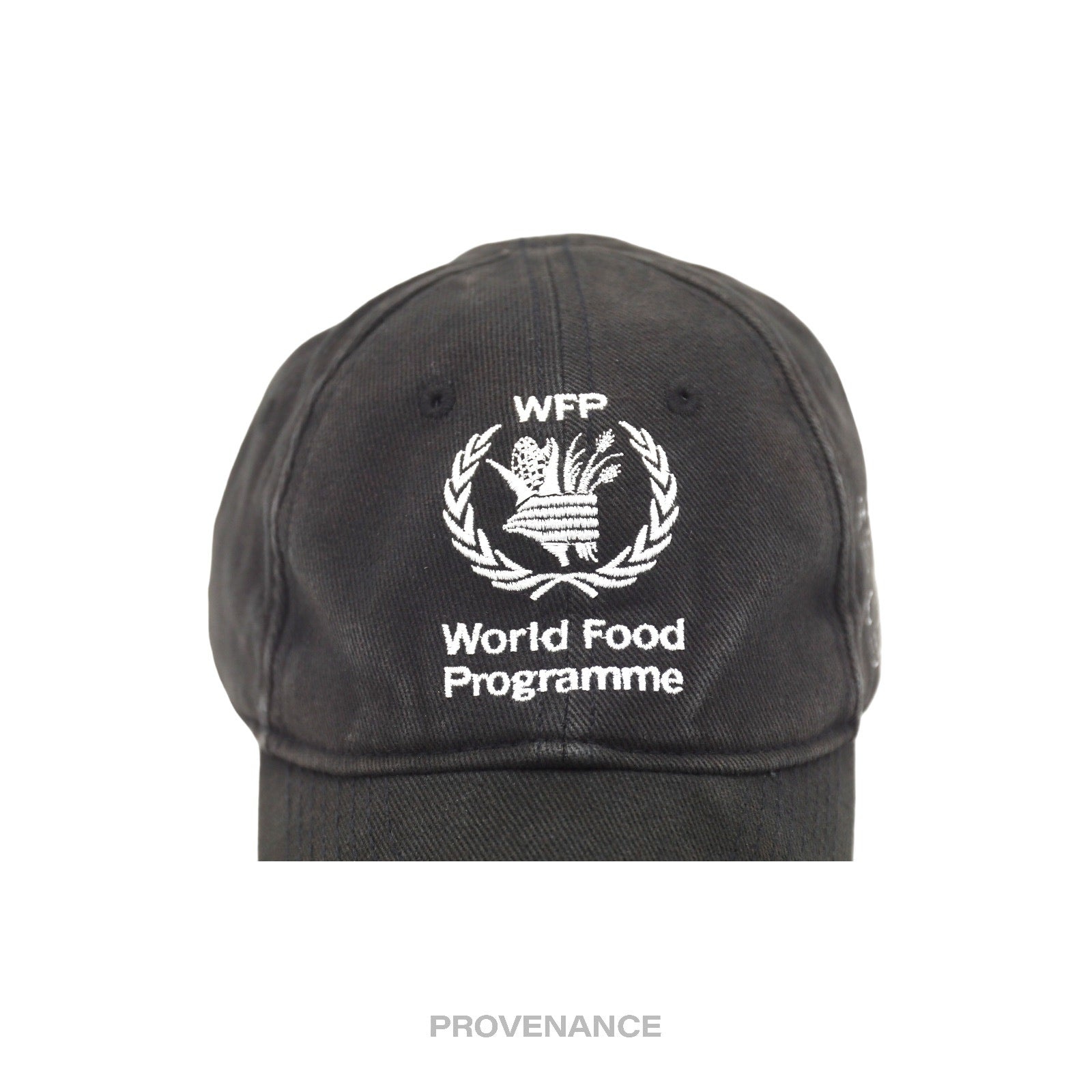Balenciaga WFP World Food Programme Cap - Washed Black - 9