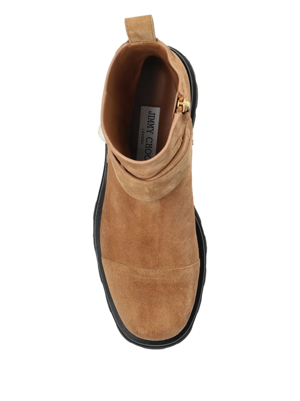buckle-strap platform boots - 3