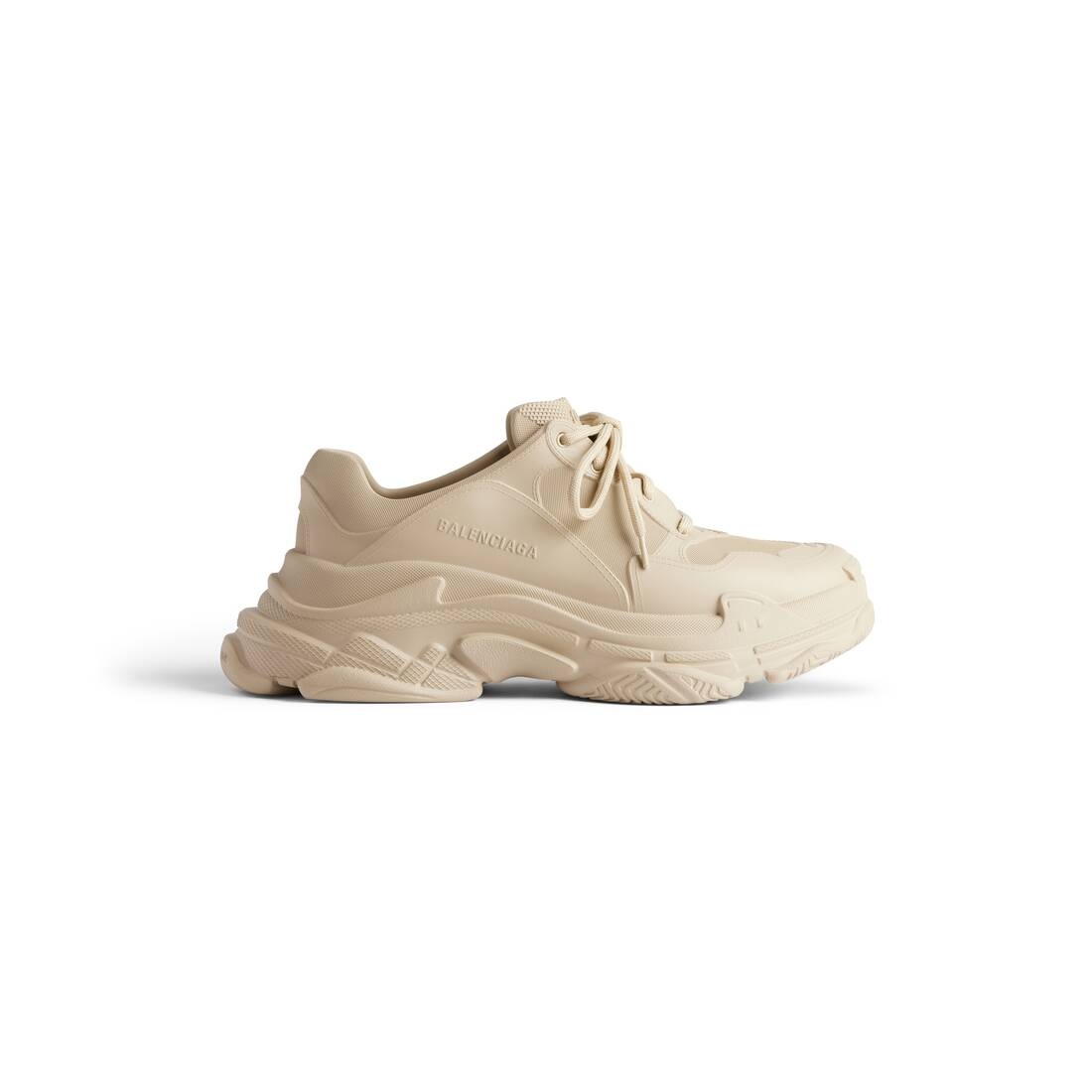 Men's Triple S Mold Sneaker in Beige - 1