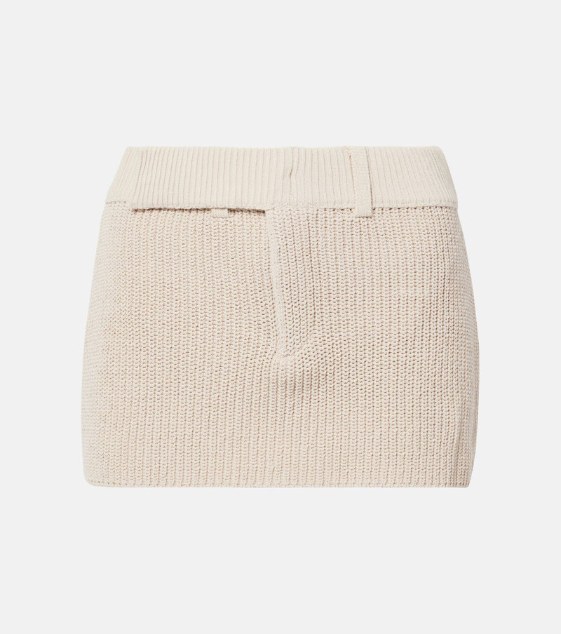 Caeli cotton-blend miniskirt - 1