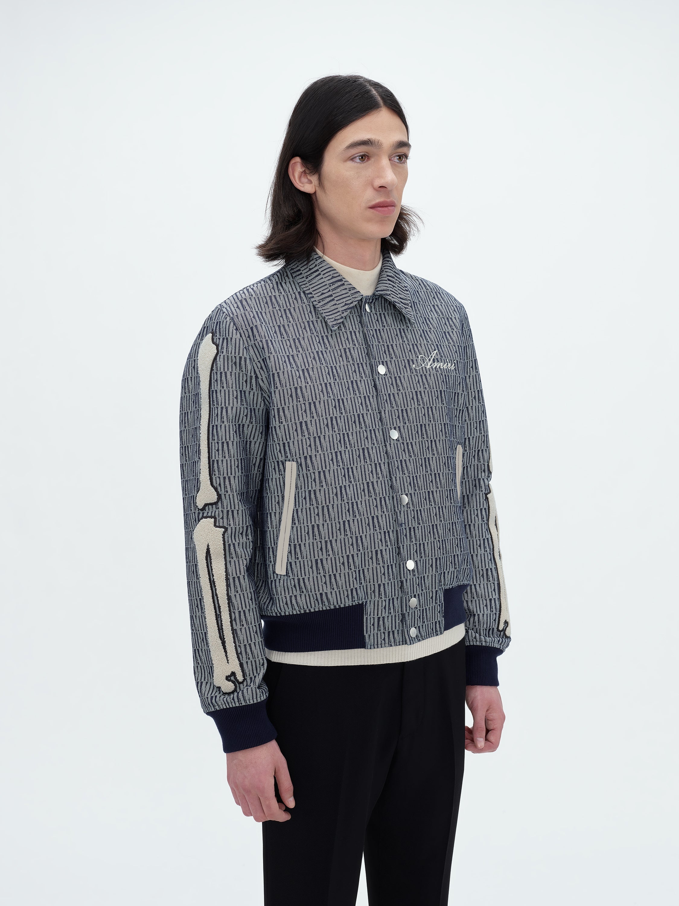 AMIRI JACQUARD BONES BOMBER - 2