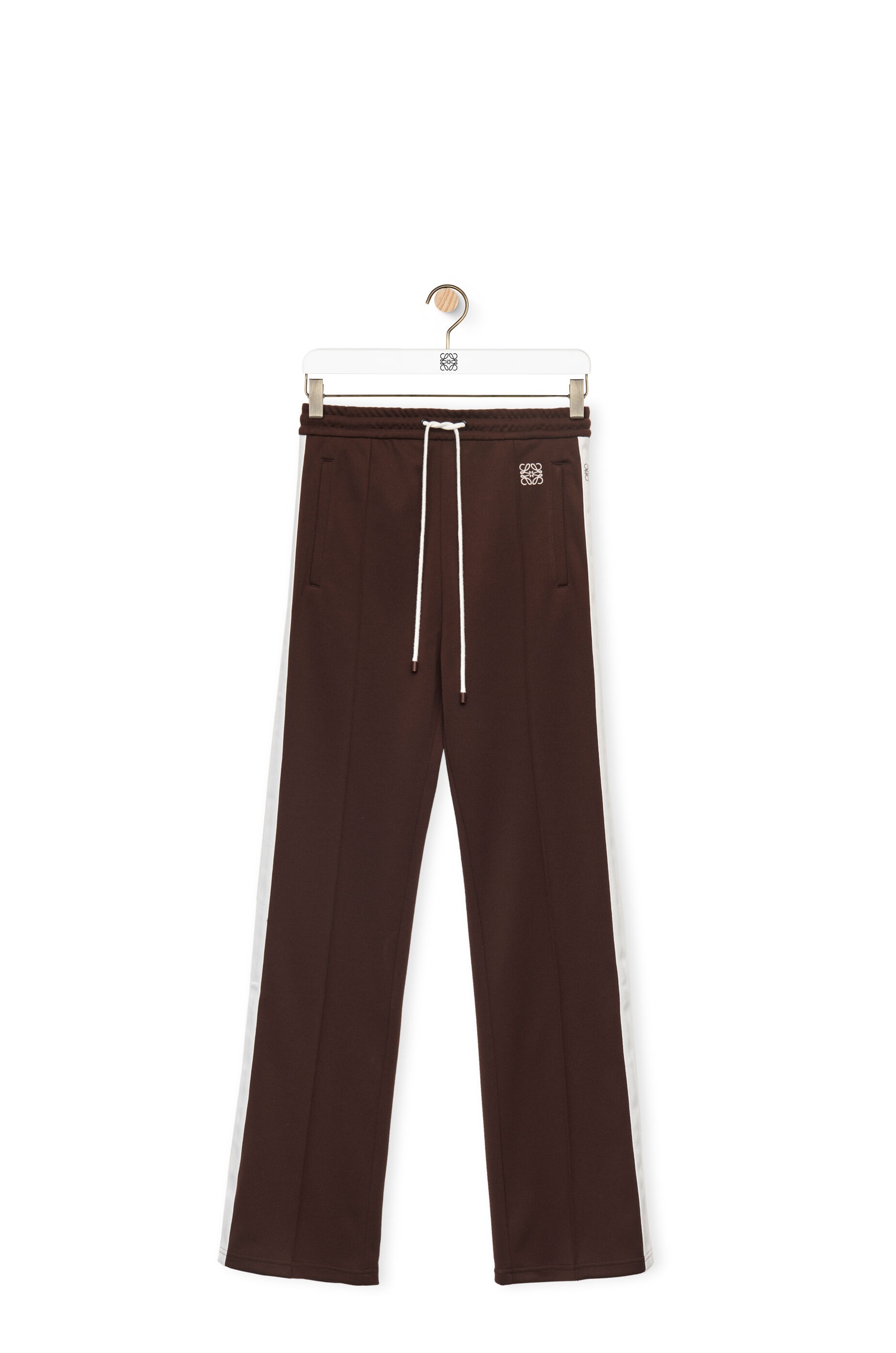 Loewe Anagram embroidered jersey track pants | netaporter