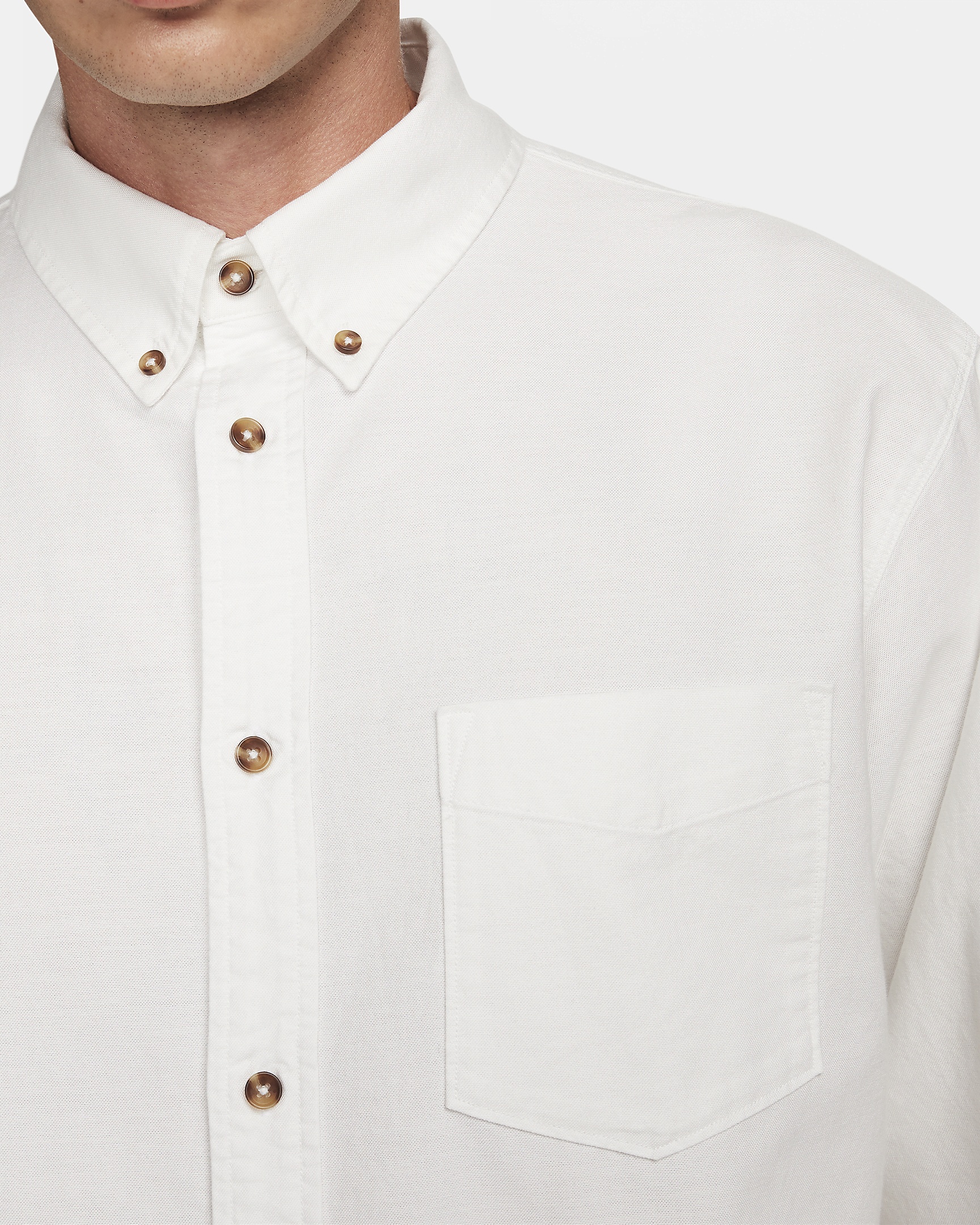 Nike Life Men's Long-Sleeve Oxford Button-Down Shirt - 4