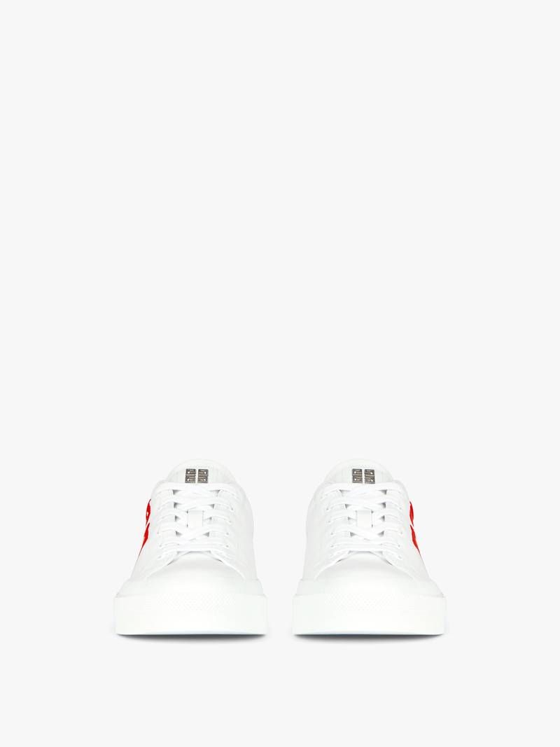 Givenchy CITY SPORT SNEAKERS IN LEATHER outlook