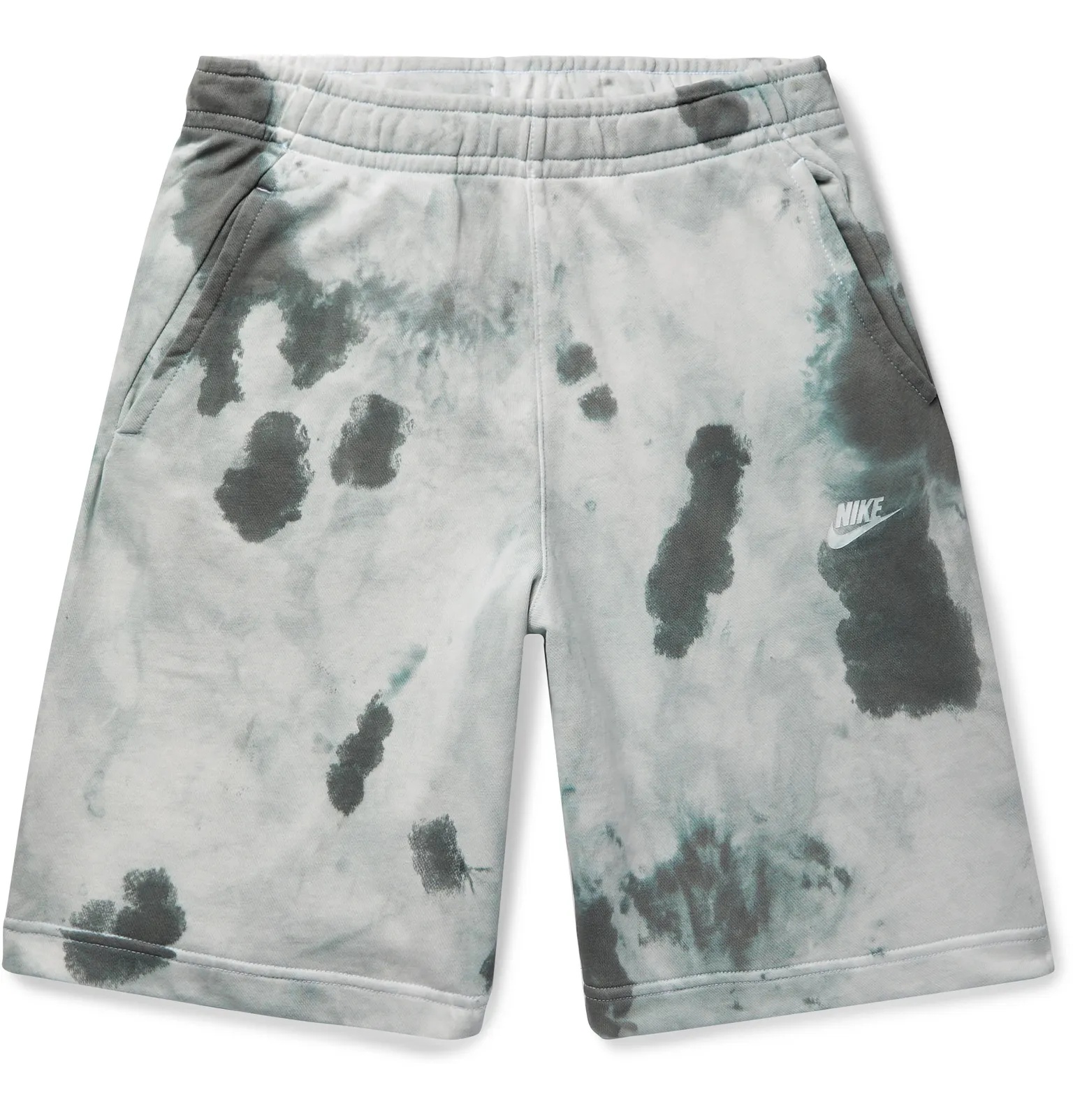 Tie-Dyed Loopback Cotton-Jersey Shorts - 1