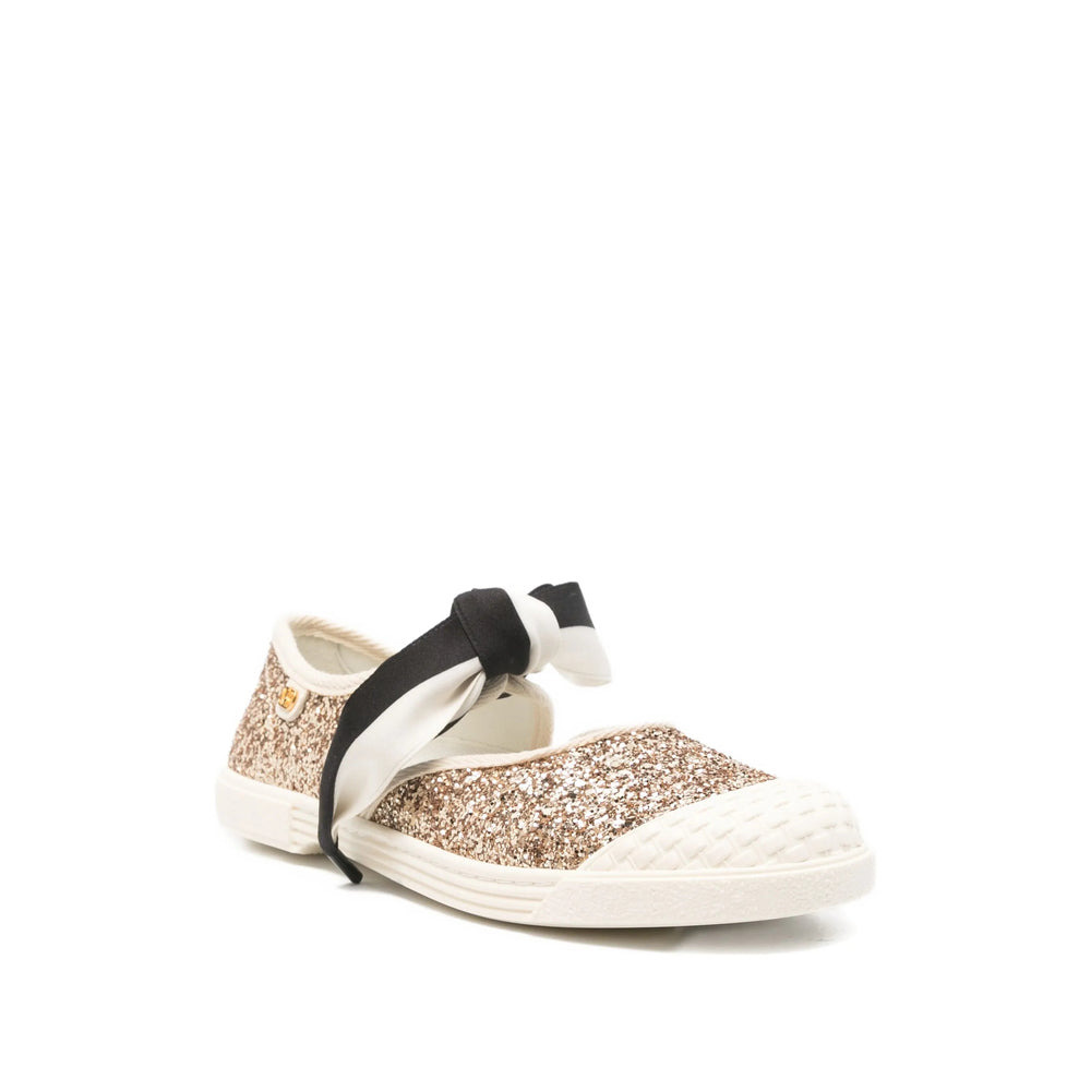 Valentino Garavani Gold Ballet Flats Women - 2