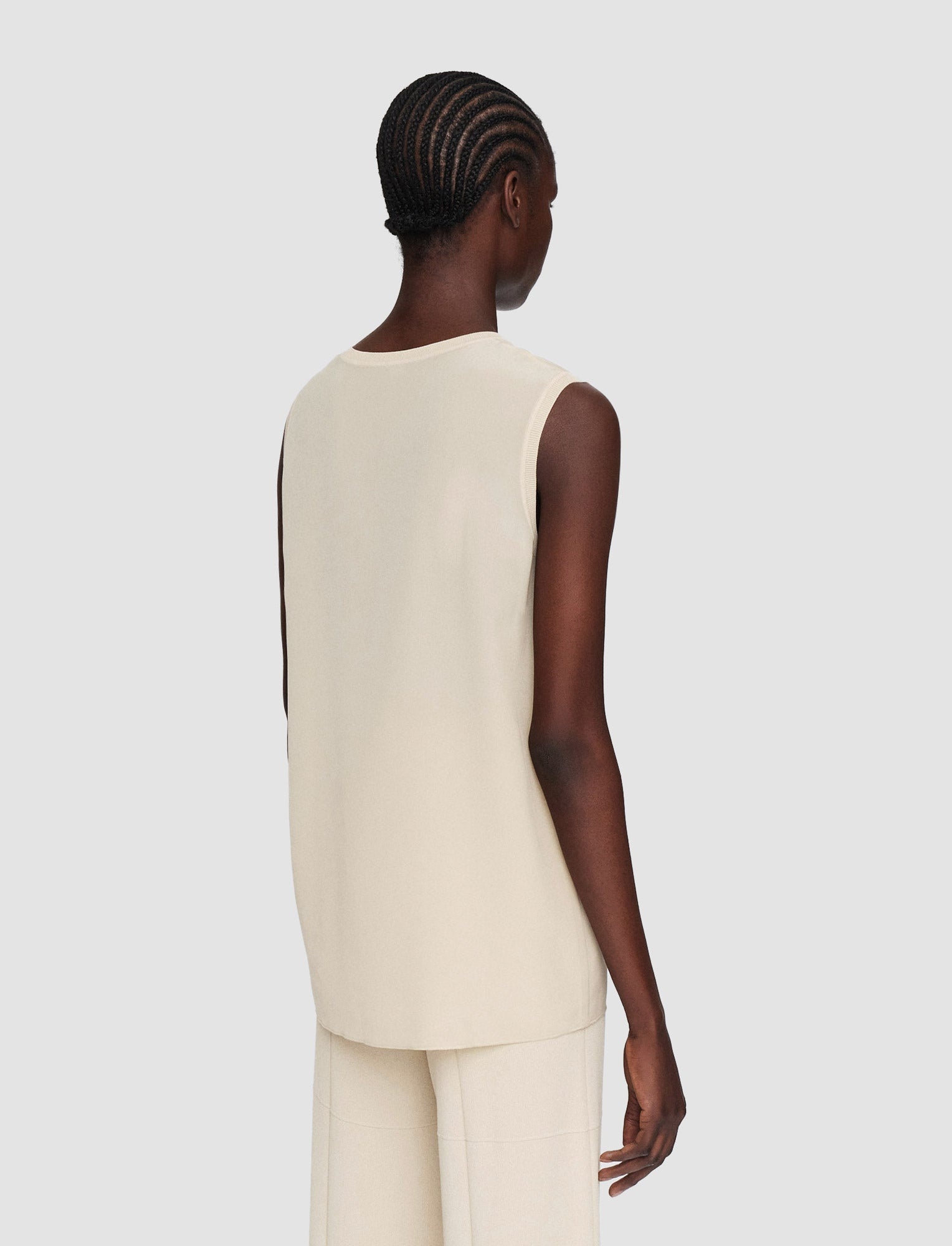 Silk Crepe de Soie Bley Blouse - 4