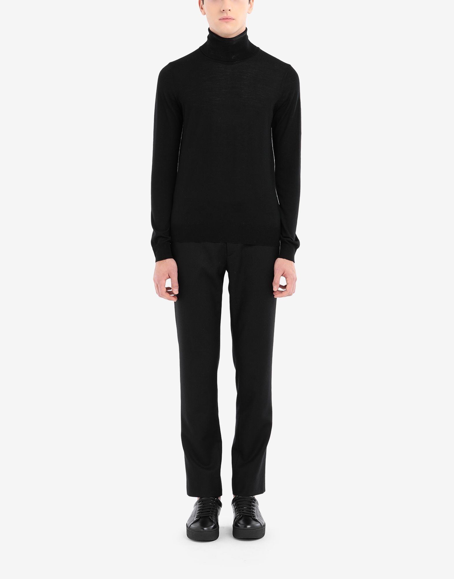 Piped turtleneck sweater - 2