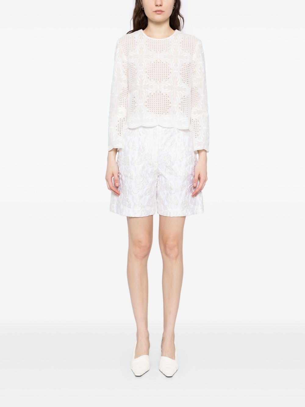 round-neck top - 2
