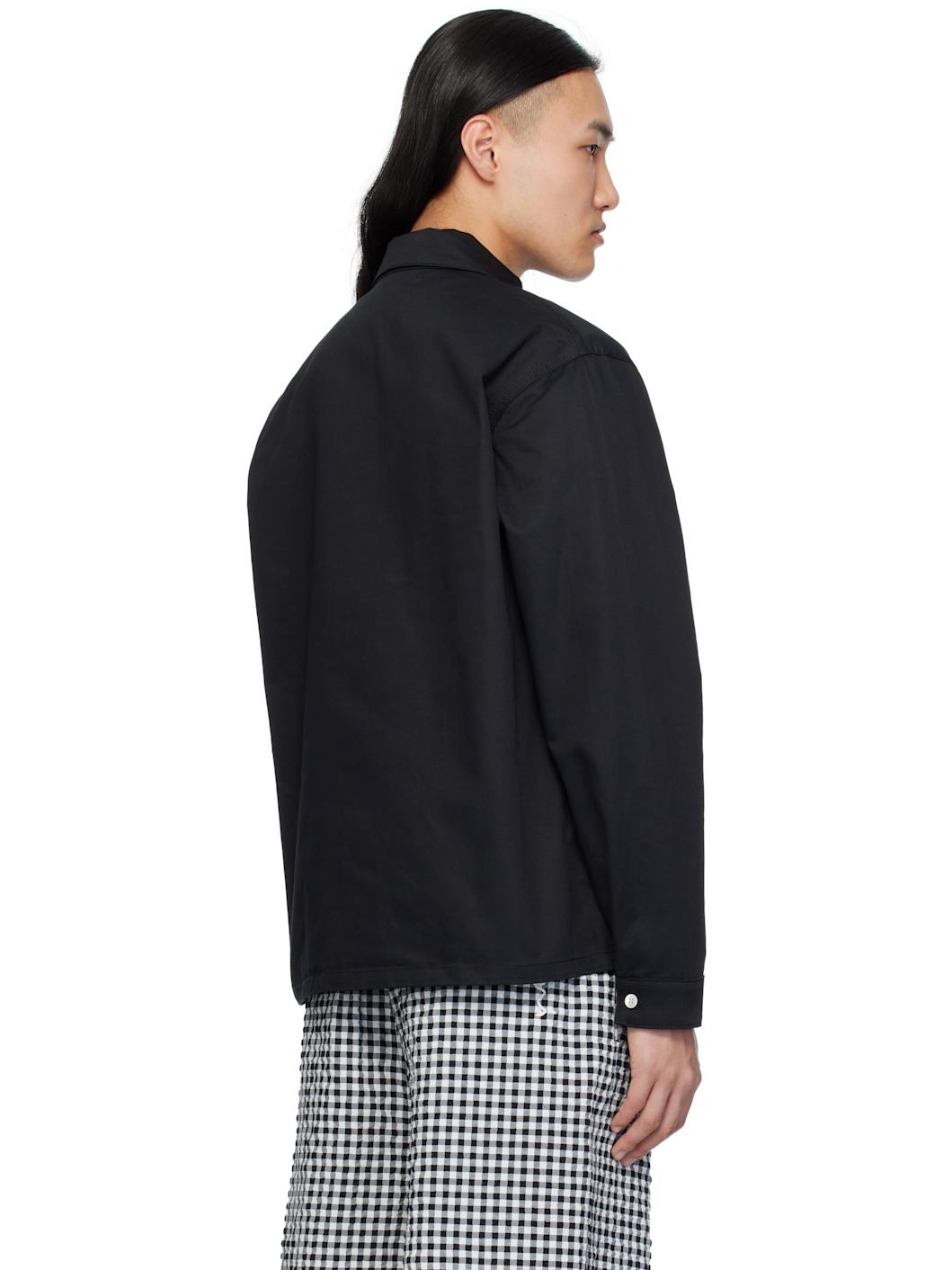 Black Organic Cotton Shirt - 3