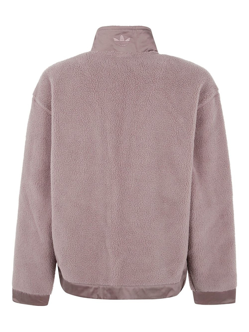 adidas fleece zip-up sweatshirt outlook