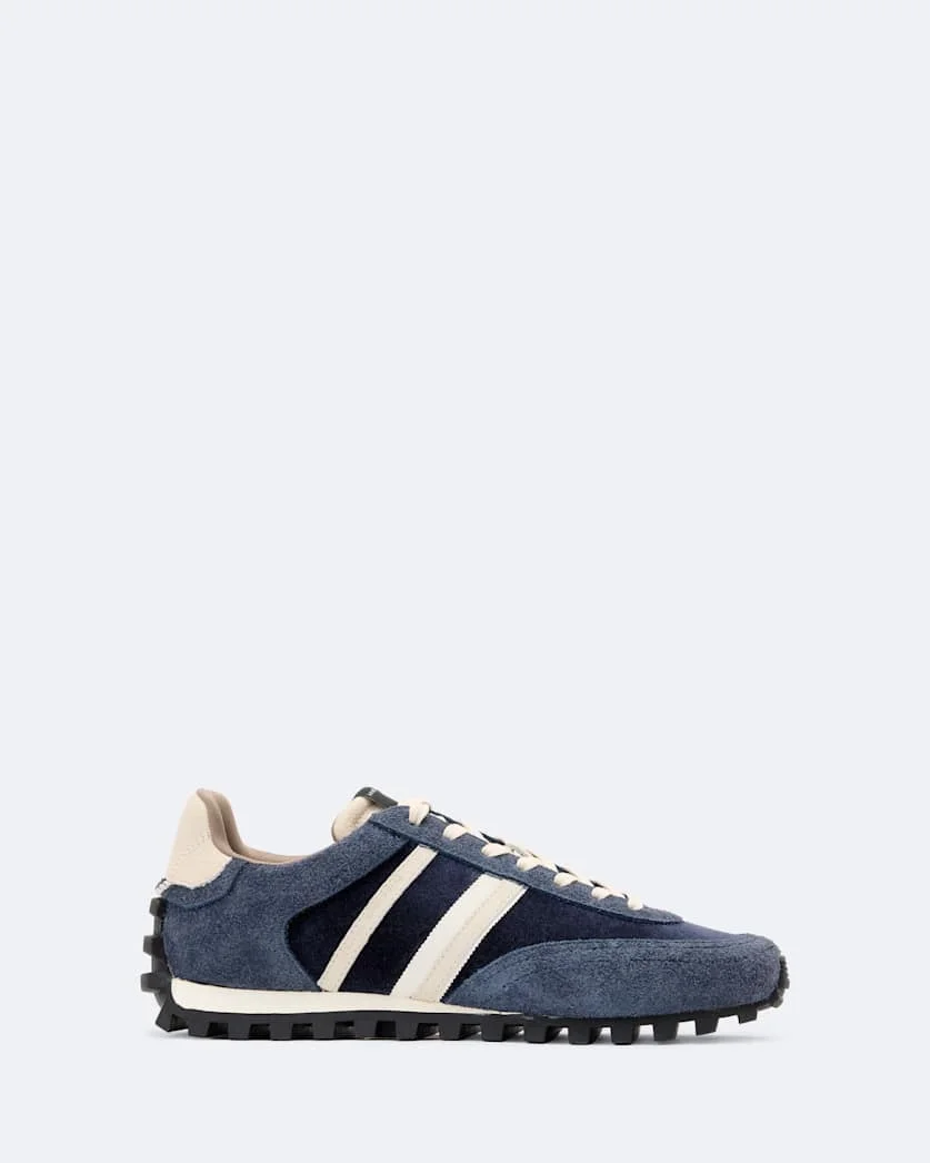 ROBIN NYLON AND SUEDE RUNNER SNEAKERS - 1