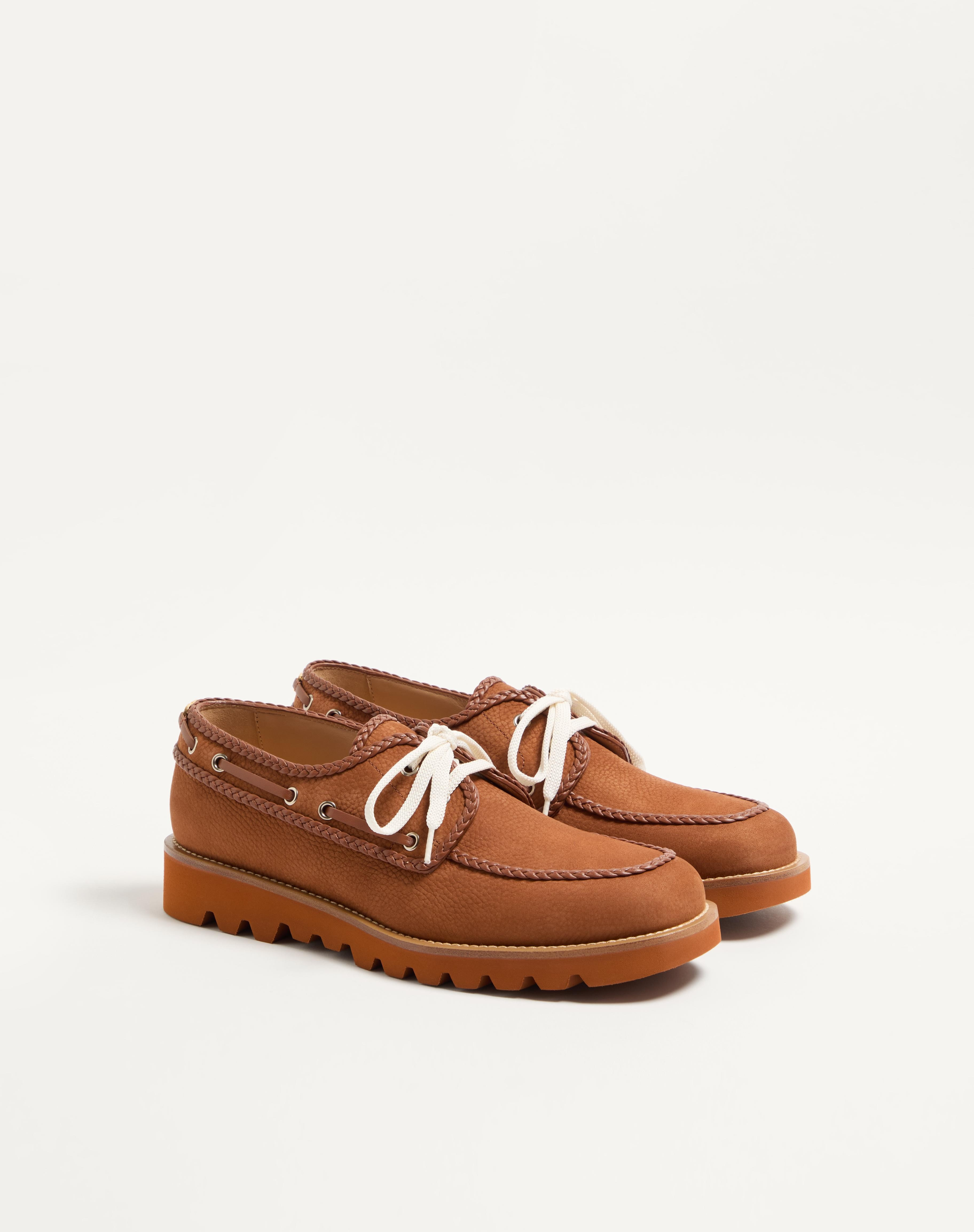 PALM AVENUE DEERSKIN SUEDE BOAT SHOE - 3