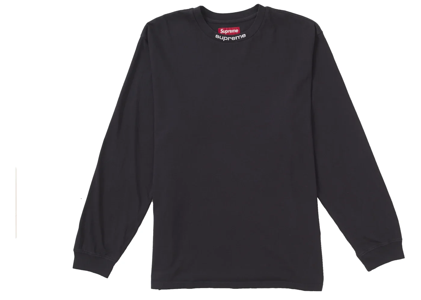 Supreme Supreme Embroidered Collar L/S Top Black - FW21KN81 BLACK
