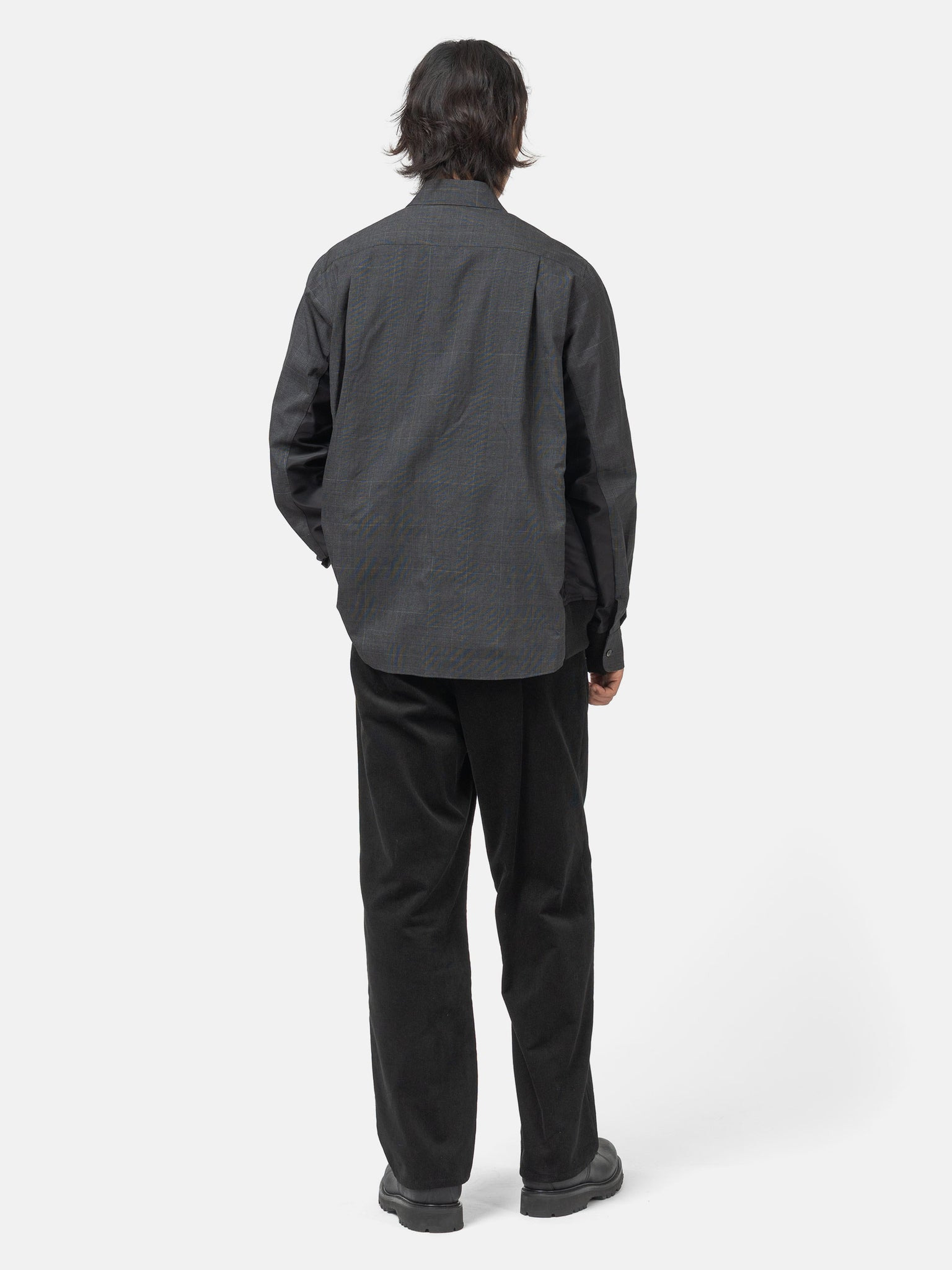 Glen Check Shirt Gray - 3