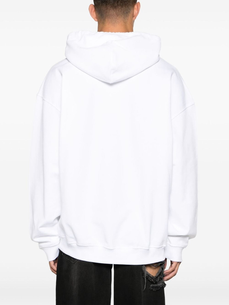 logo-print cotton hoodie 4