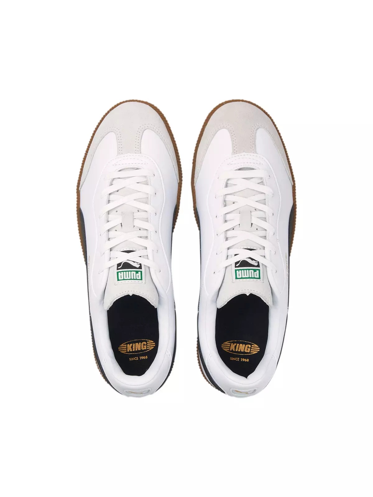 PUMA King 21 IT Indoor Soccer "White/Black" Unisex Soccer Shoe - 4